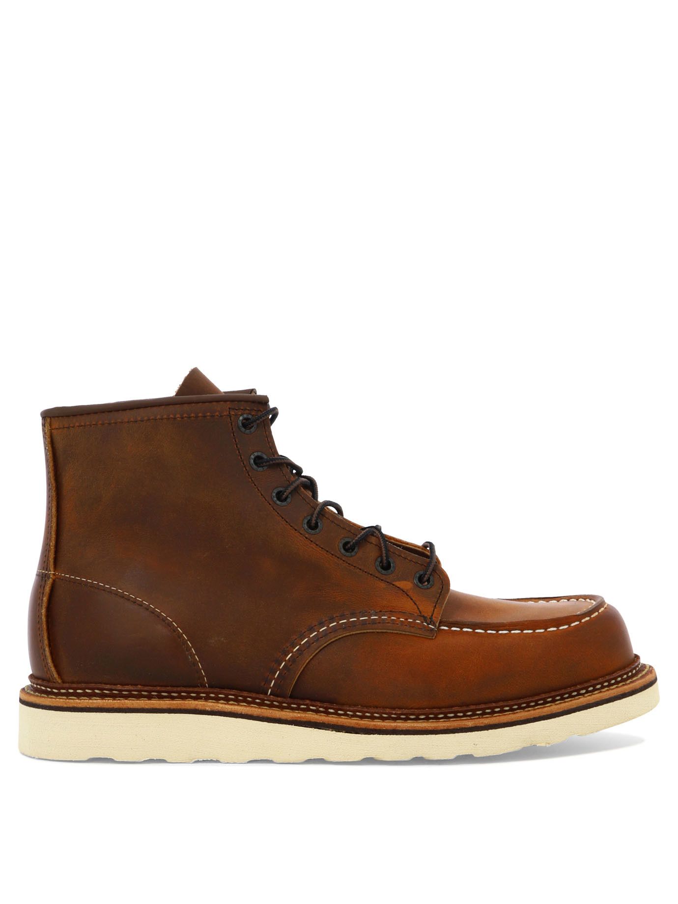 Red Wing Shoes 6 Inch Moc Ankle Boots Us 9.5 Men in Brown