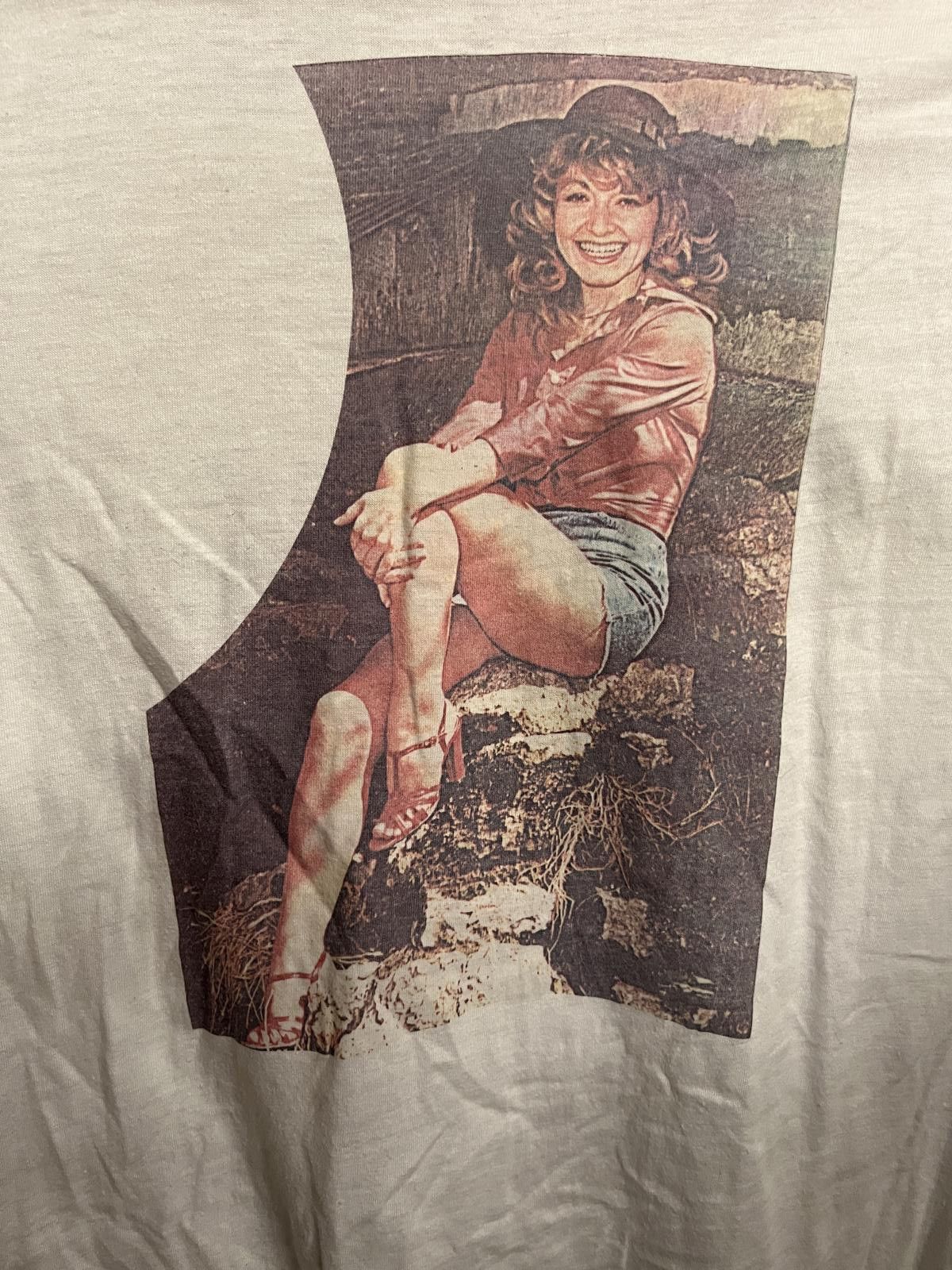 Designer VTG Stella Parton Country Sweet Album T-shirt 1977 Promo Tee Size US L / EU 52-54 / 3 - 3 Thumbnail