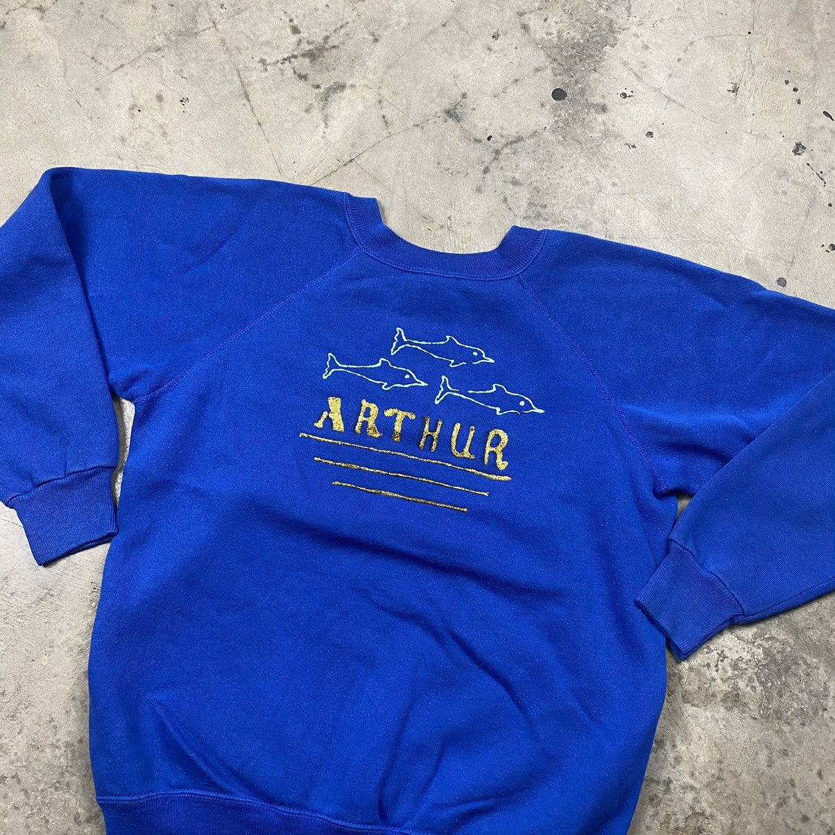 Hanes × Vintage 90s Arthur Crewneck Size S / US 4 / IT 40 - 5 Thumbnail