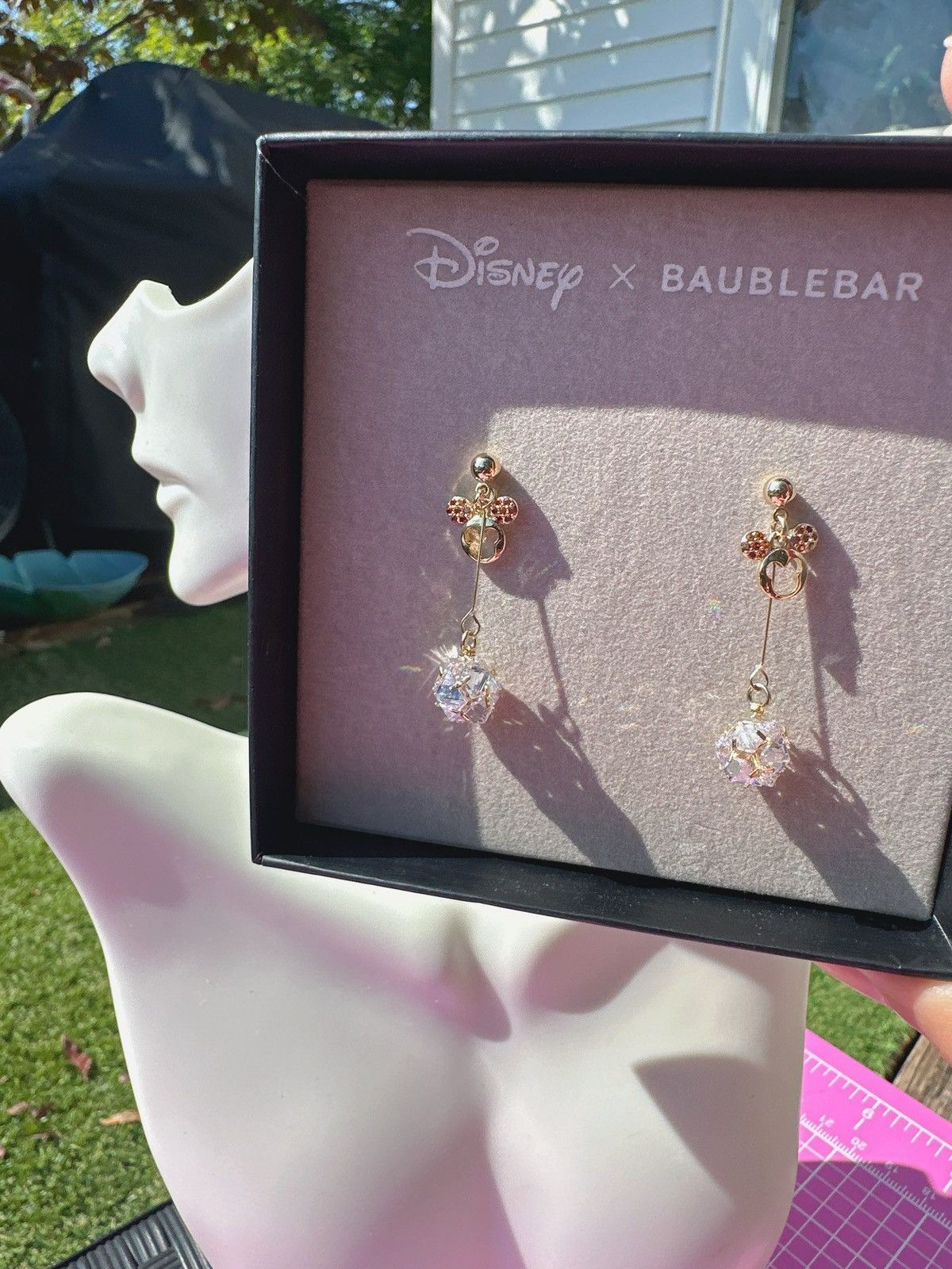 Designer Disney X BAUBLEBAR gold tone diamonds paved Mickey Mouse Size ONE SIZE - 5 Thumbnail