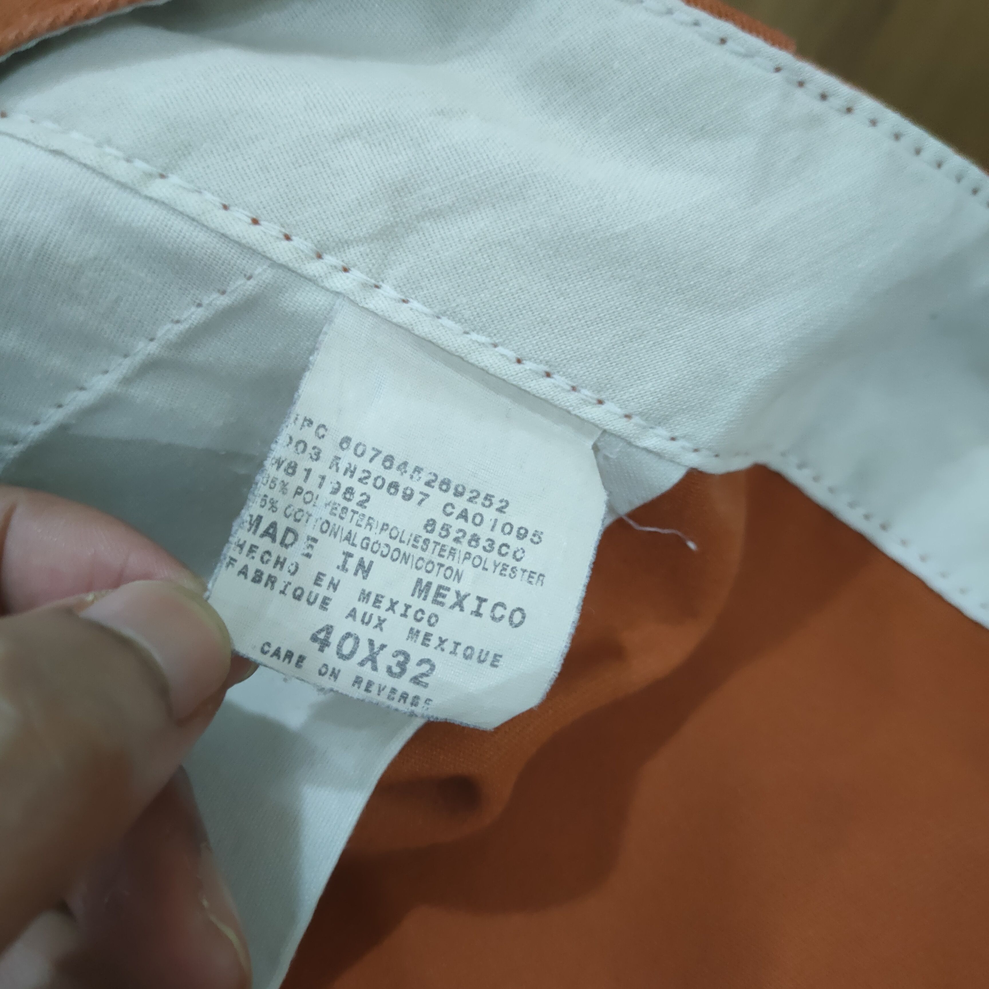Dickies W40 × 32 DICKIES DARK ORANGE DOUBLE KNEE CARGO PANTS Size US 40 / EU 56 - 14 Thumbnail