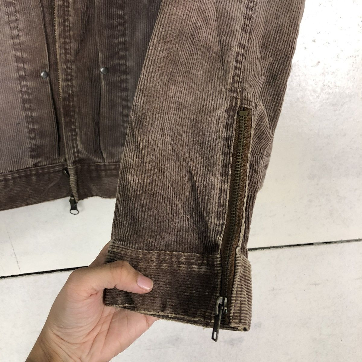 Hysteric Glamour VINTAGE TRUCKER BIKER JACKET CORDUROY BREATHMINT NUMBERNINE Size US M / EU 48-50 / 2 - 15 Thumbnail