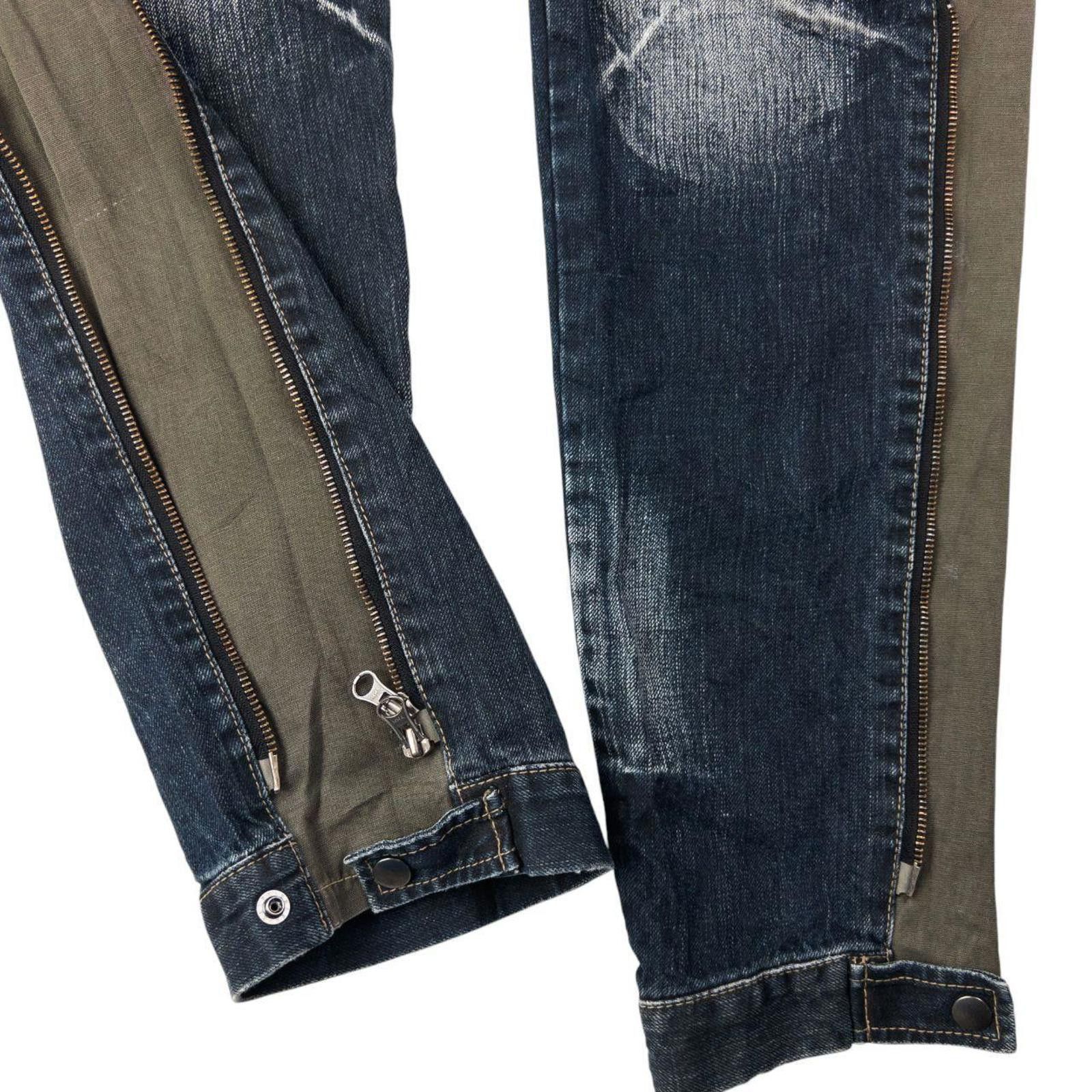 Other Vintage PPFM Multi Zip Denim Jeans Size W31 Size US 31 - 8 Thumbnail