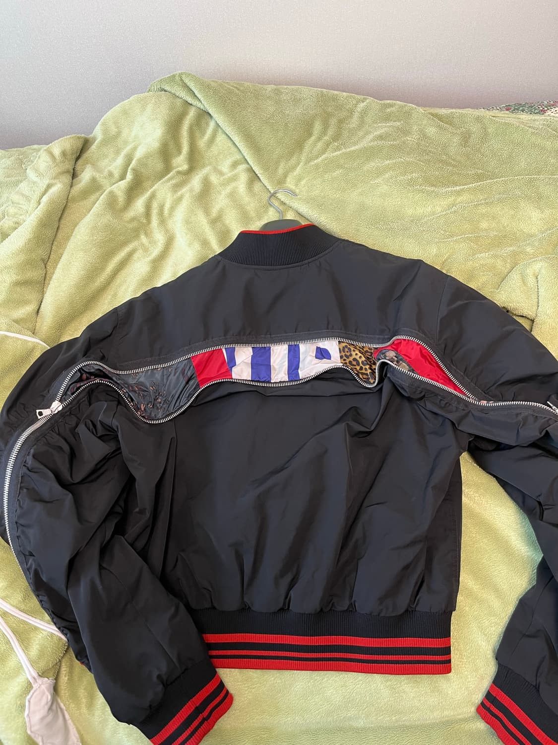 Dries Van Noten DVN Vellow Patchwork backzip bomber jacket Size US L / EU 52-54 / 3 - 2 Thumbnail