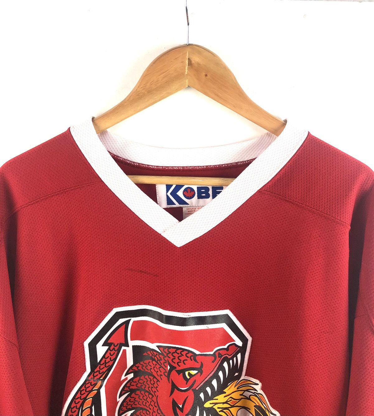 NHL × Vintage Vintage KOBE hockey jersey embroidered made in canada 3XL Size US XXL / EU 58 / 5 - 3 Thumbnail