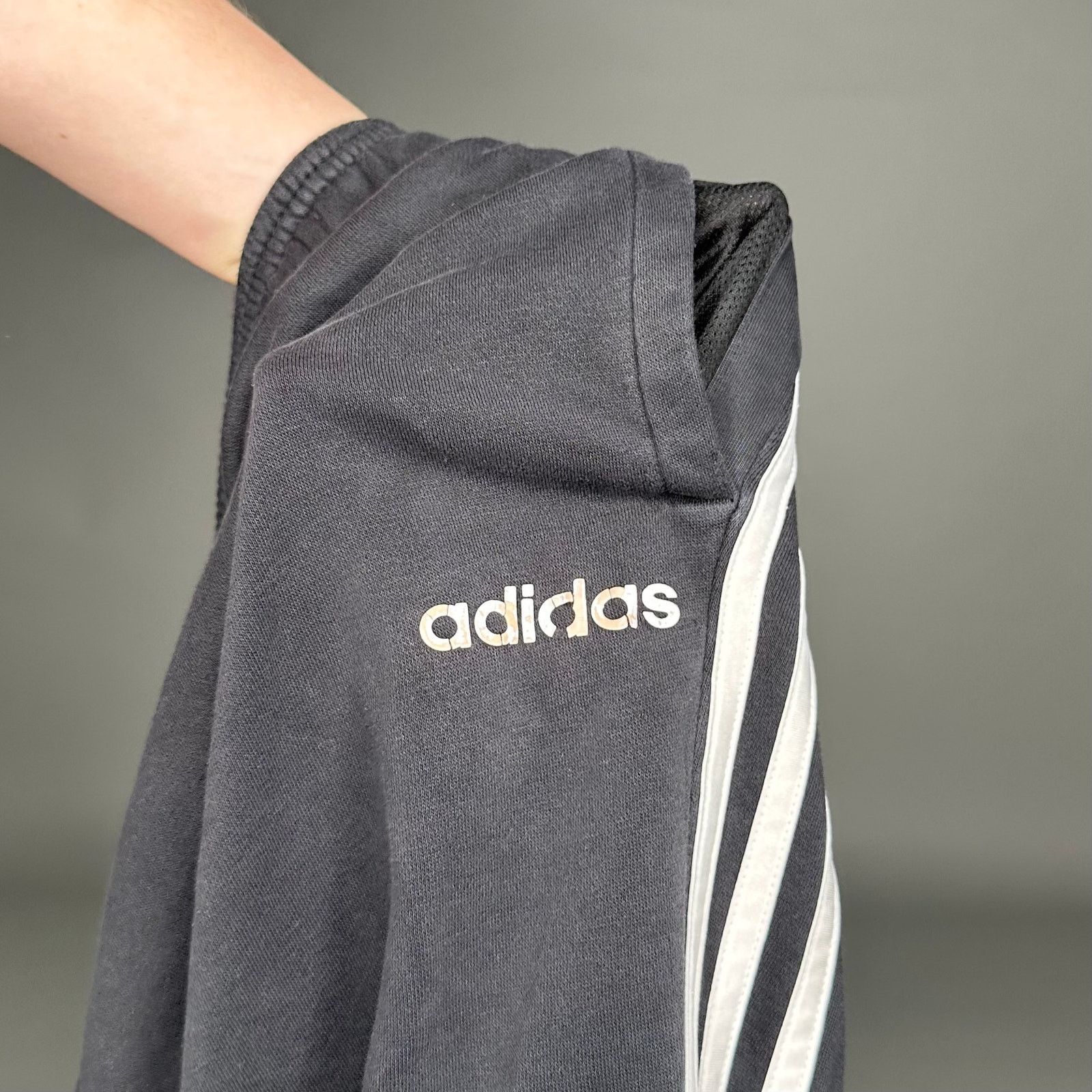 Adidas Vintage Y2K Adidas Sweatpants Mens XL Black White Joggers Size US 36 / EU 52 - 5 Thumbnail