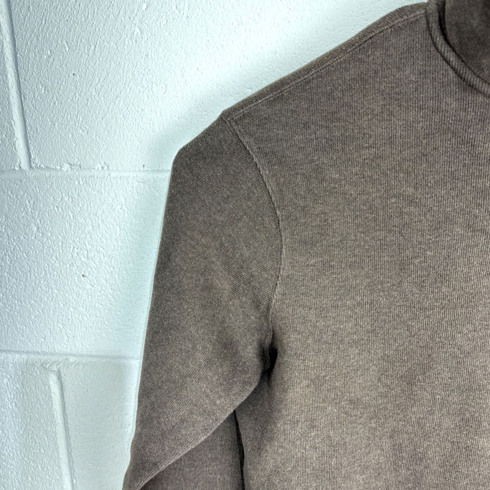 Polo Ralph Lauren VINTAGE Polo Ralph Lauren Sweater Mens XL Brown 1/4 Zip Knit Pullover Long Sleeve Size US XL / EU 56 / 4 - 4 Thumbnail