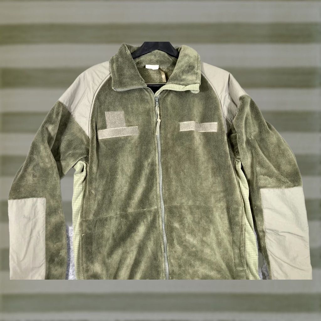 Vintage Proud Apparel Military Jacket Mens L Green Fleece Full Zip Jacket Size US L / EU 52-54 / 3 - 1 Thumbnail