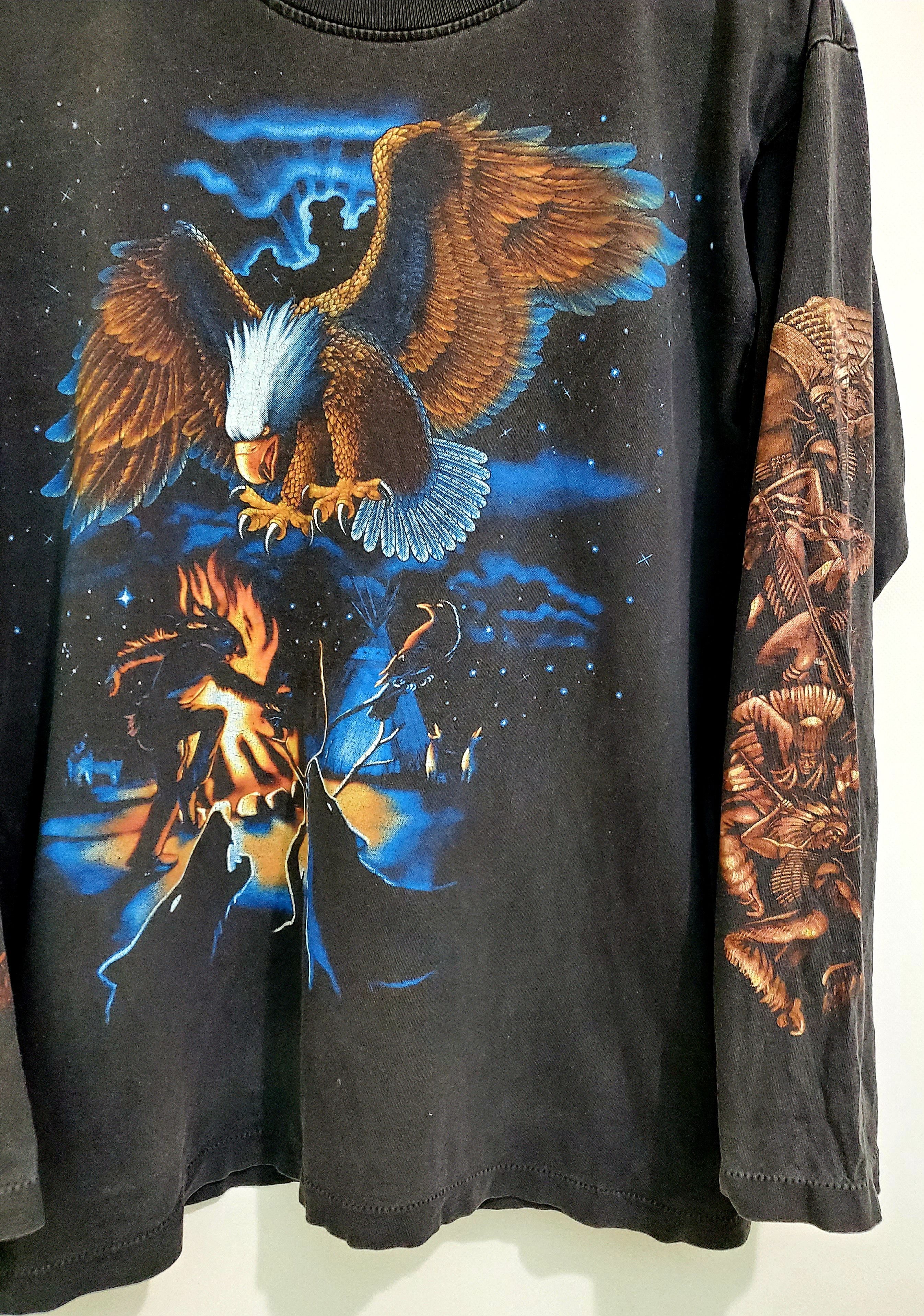 Vintage Vintage 90 American Eagle Rock Longsleeve size L Size US L / EU 52-54 / 3 - 3 Thumbnail