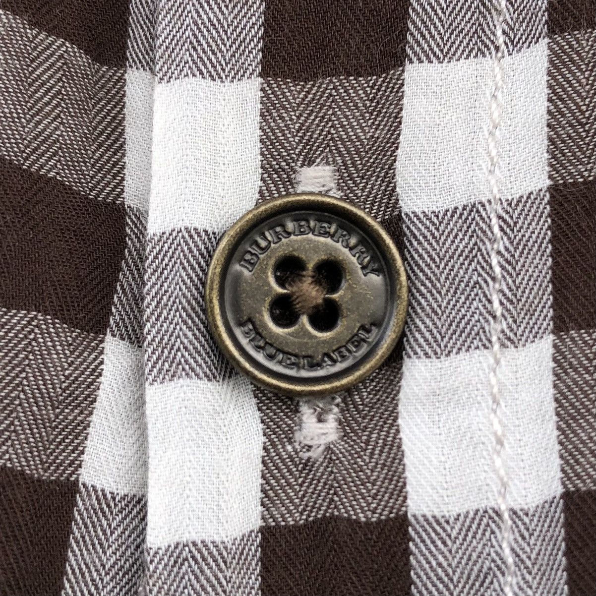 Burberry Burberry London Blue Label Mens Checkered Short Sleeve Shirt Size US M / EU 48-50 / 2 - 7 Thumbnail