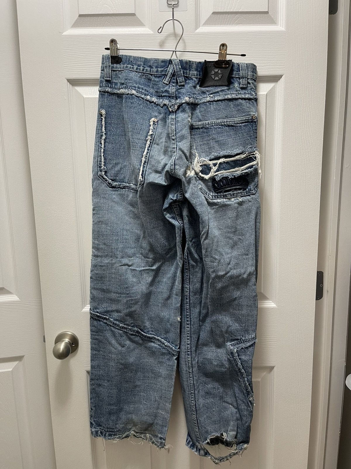JNCO × Southpole Southpole JNCO Style Streetwear Graffiti Patchwork Denim Size US 32 / EU 48 - 2 Thumbnail