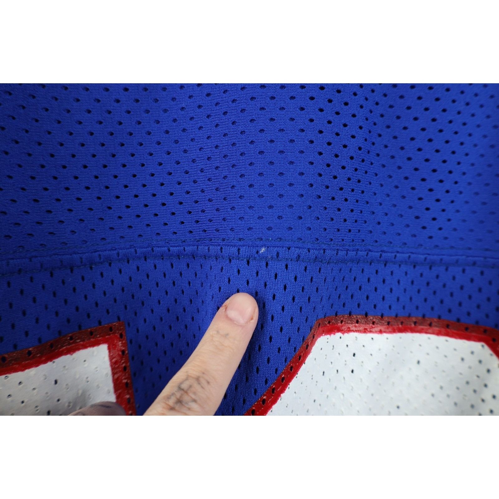 Vintage Vintage Sand Knit Game Issue Jim Kelly Buffalo Bills Jersey Size US XL / EU 56 / 4 - 11 Thumbnail