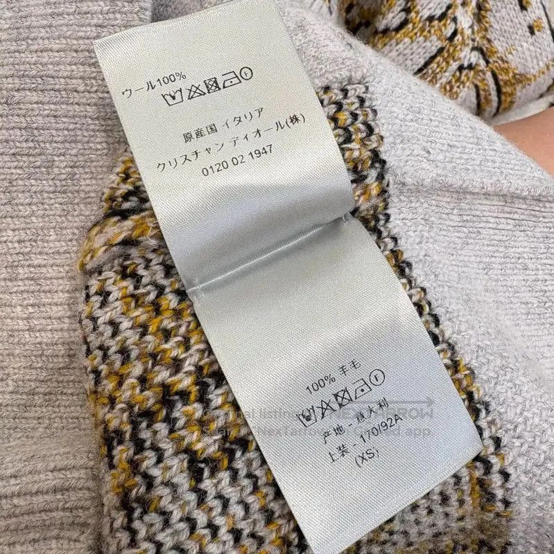 Dior Dior Gray Wool Long Cardigan for Women . Size XS / US 0-2 / IT 36-38 - 8 Thumbnail