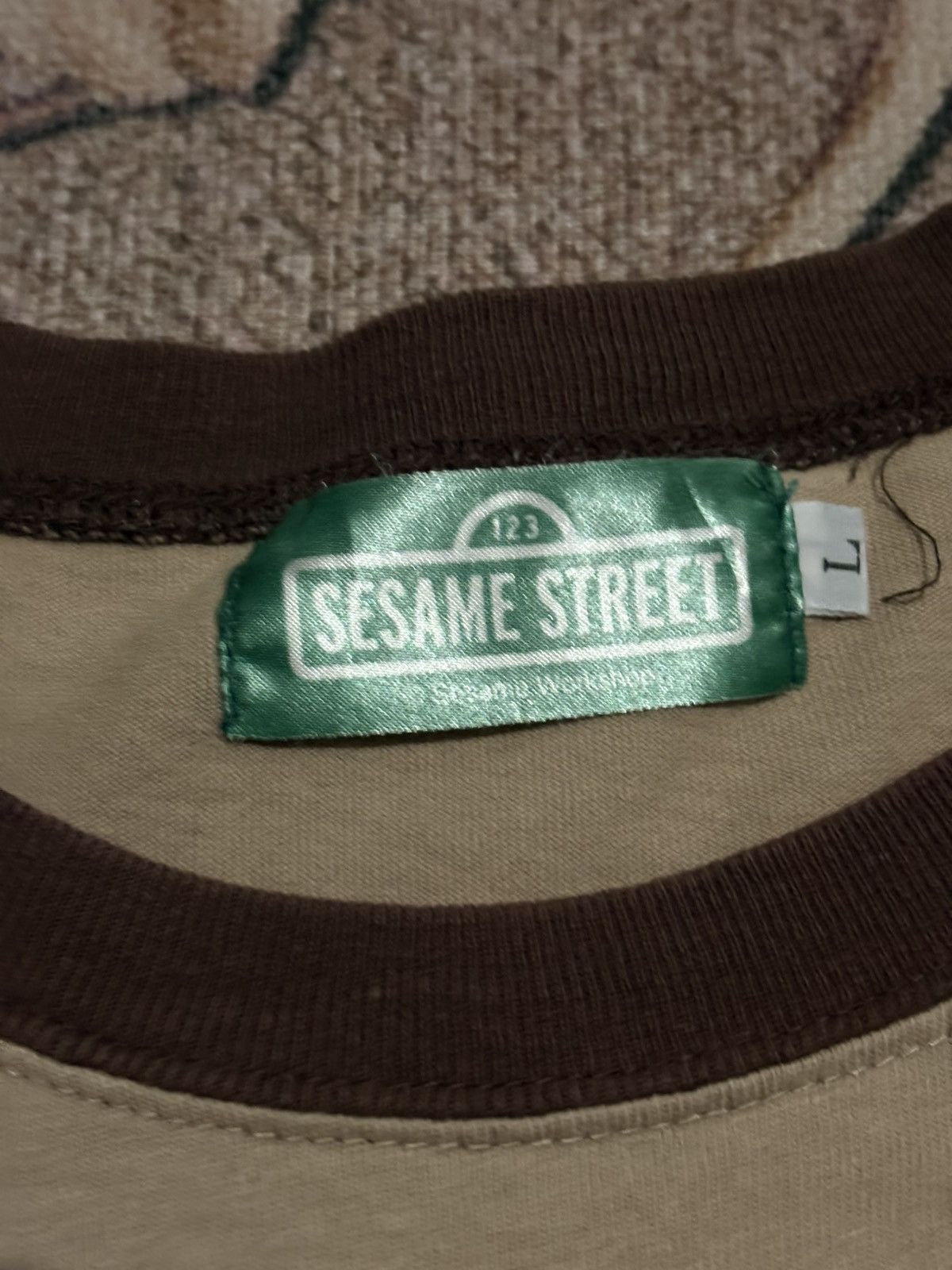 Cartoon Network × Vintage Vintage Y2k SESAME STREET Long Sleeve T-Shirt Size US L / EU 52-54 / 3 - 6 Thumbnail