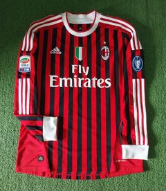 Vintage Adidas 90s AC Milan OPEL Soccer/football Jersey 