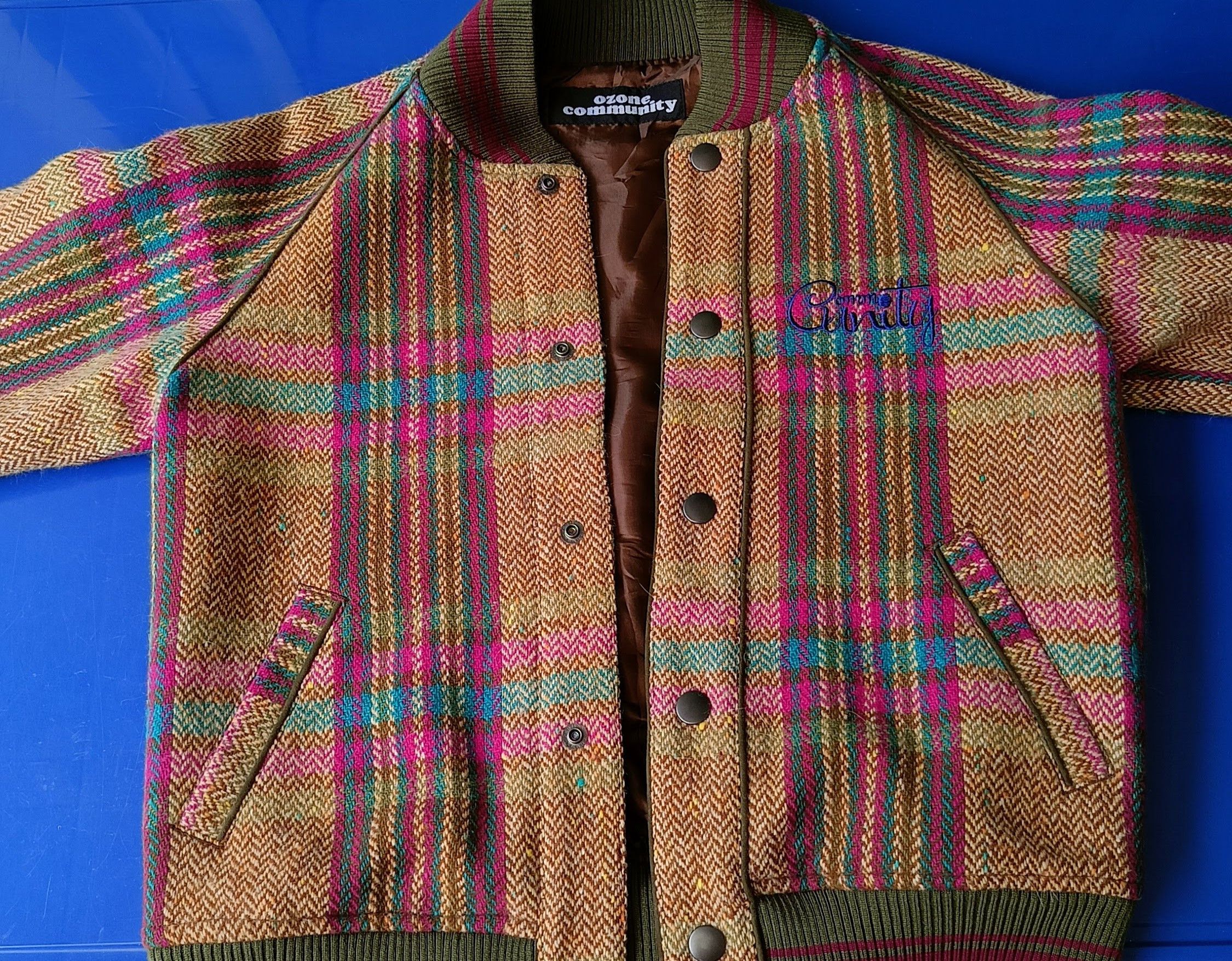 Hysteric Glamour Hysteric Glamour Ozone Community Japan bomber wool jacket Size US XS / EU 42 / 0 - 12 Thumbnail