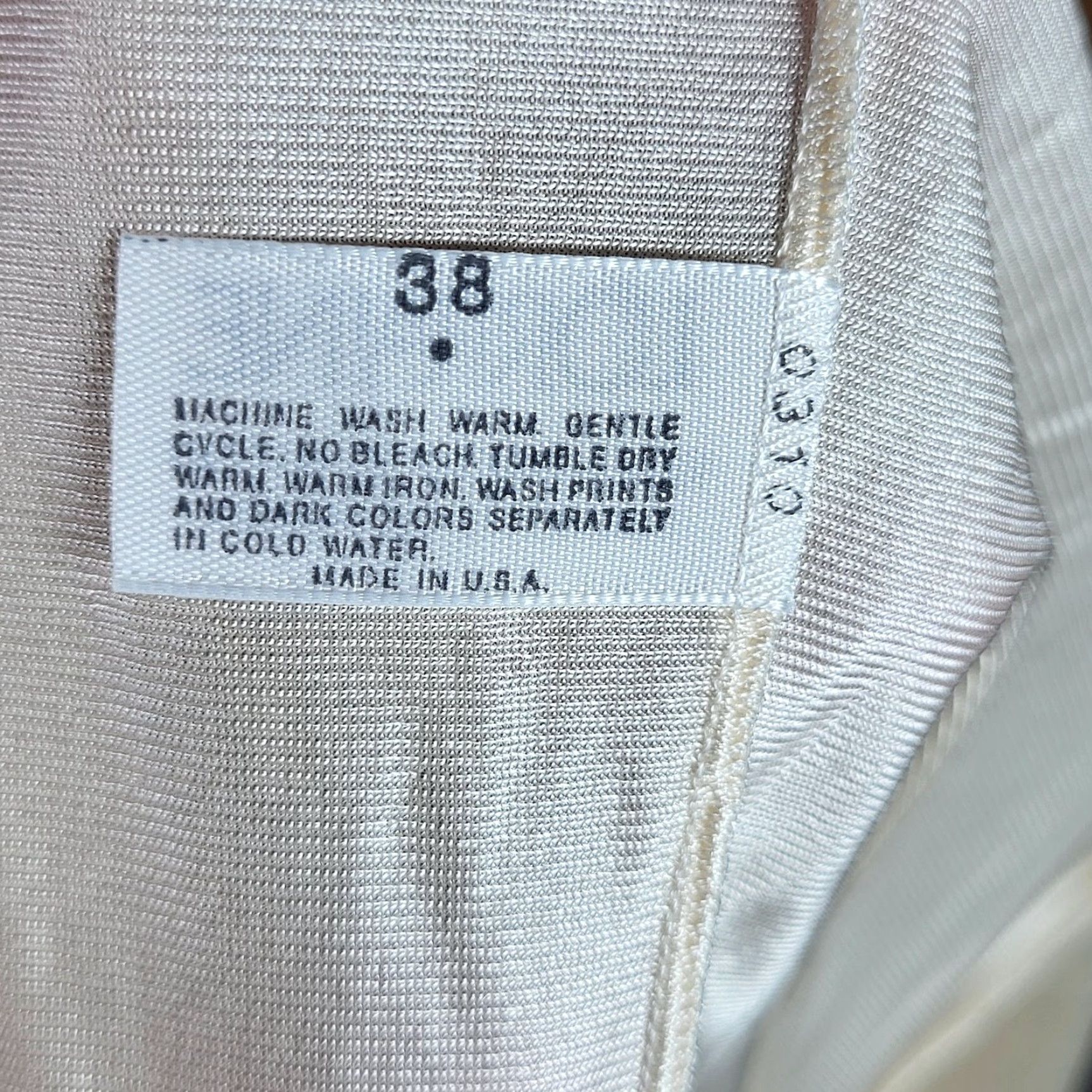 Vintage Vtg Lorraine Womens Camisole 38 Cream Nylon Antron Lace Trim 1980s Victorian USA Mens? Size ONE SIZE - 4 Thumbnail