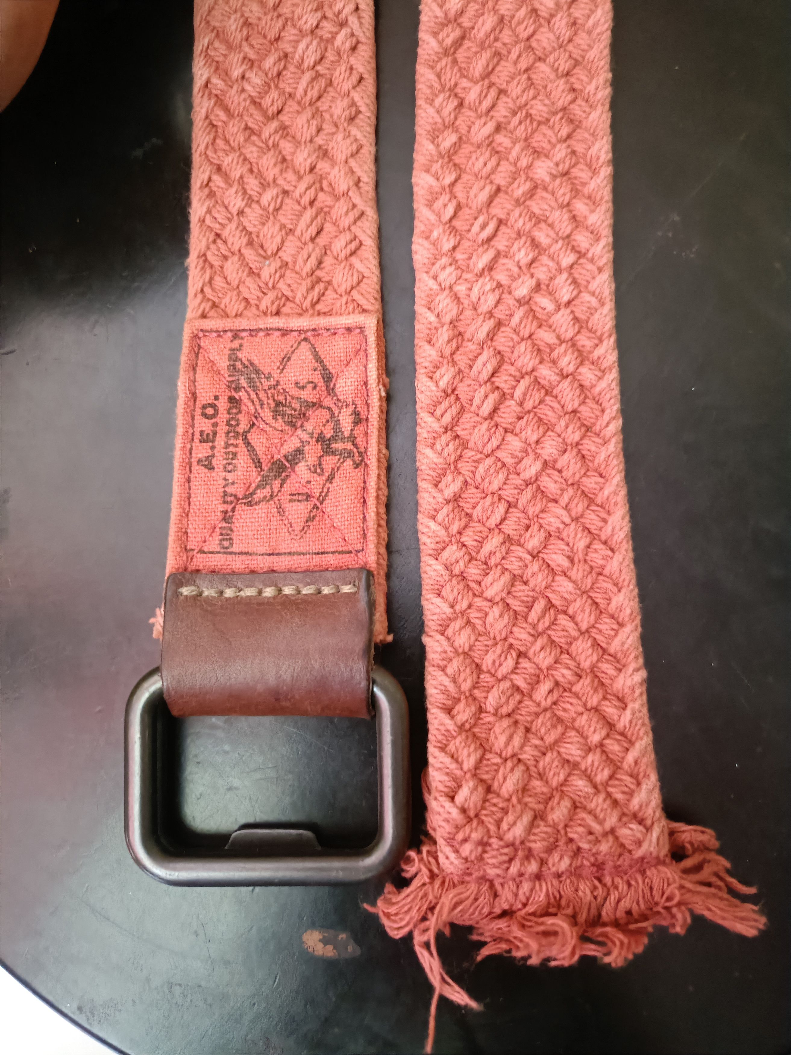 American Eagle Outfitters Vintage american eagle heavy duty woven cotton belt Size 36 - 2 Thumbnail