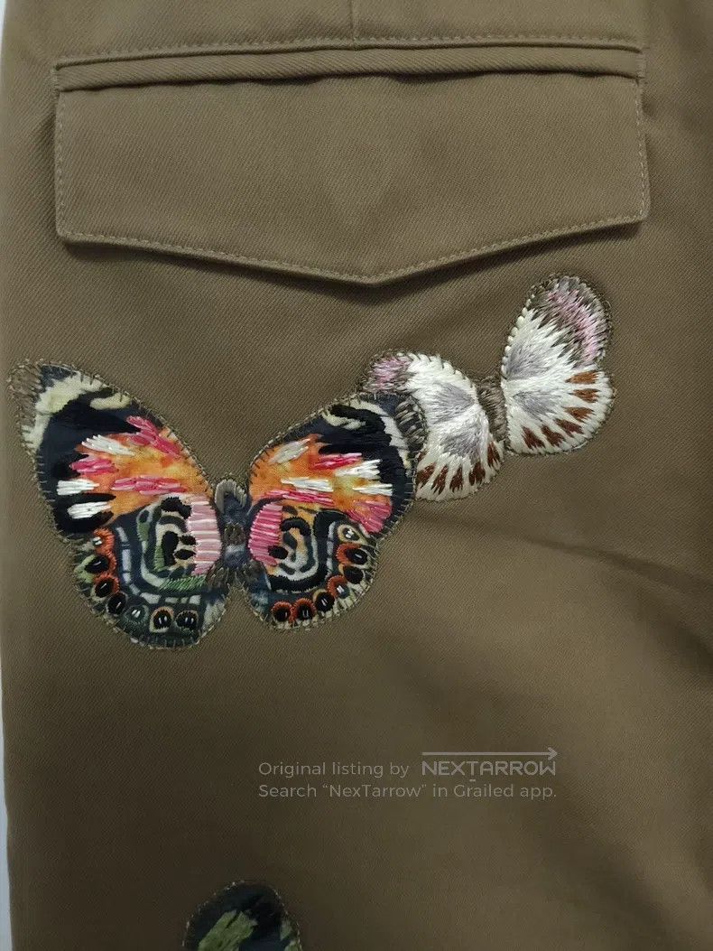 Valentino Valentino Butterfly embroidered trousers Size 48S - 4 Thumbnail