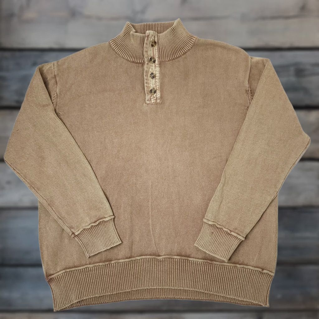Oakley × Vintage OAKLEY Sweater Knit Vintage 90s Mock Neck hoodie