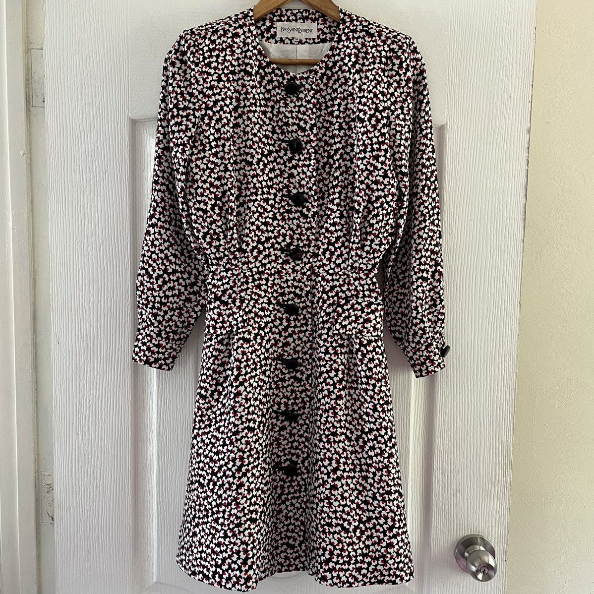 Yves Saint Laurent Vintage Yves Saint Laurent Abstract Dress Made in Japan Size S / US 4 / IT 40 - 1 Thumbnail