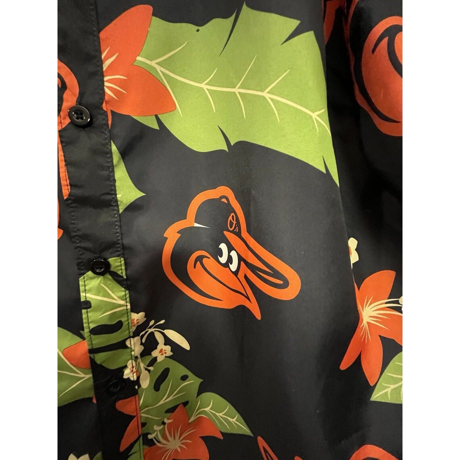 Majestic BALTIMORE ORIOLES Men's MLB Majestic OrangeSz XL Hawaiian Size US XL / EU 56 / 4 - 2 Thumbnail