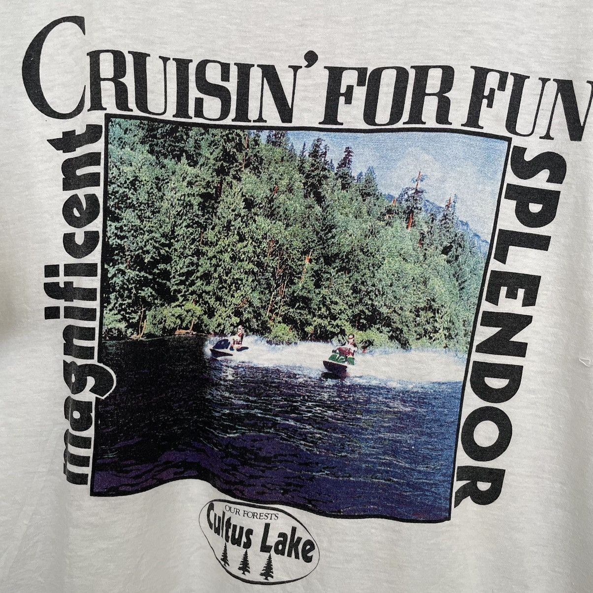 Vintage Vintage 90s Cultus Lake Magnificent Splendor T Shirt Size US M / EU 48-50 / 2 - 2 Thumbnail