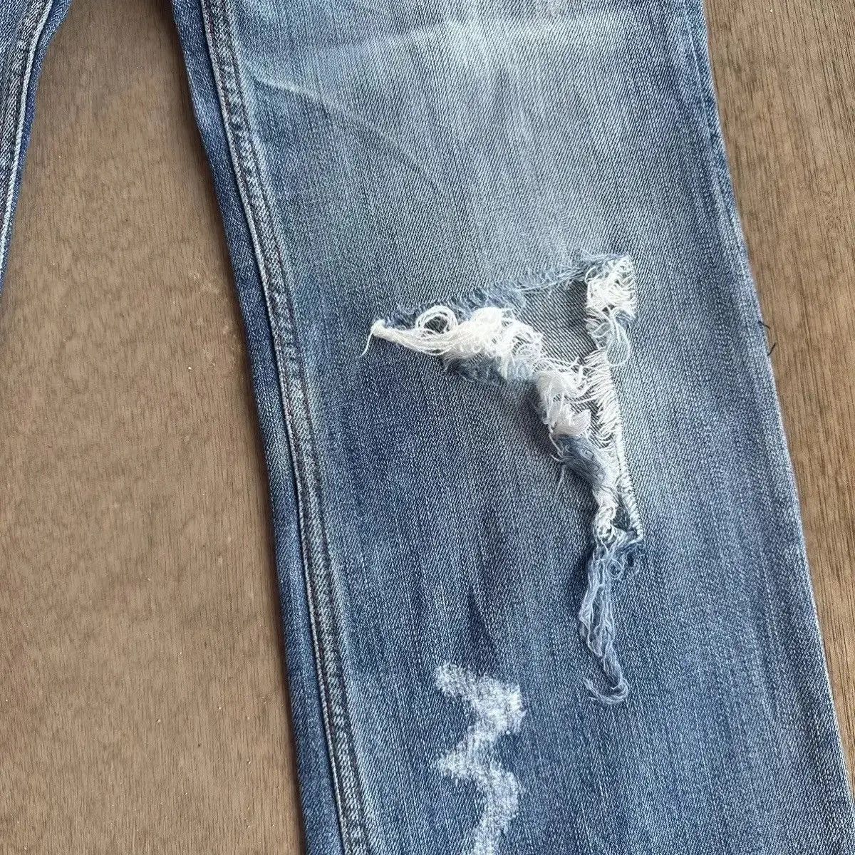 HIDEAWAYS GRAILS FLARE/BOOTCUT🔥HIDEAWAYS NICOLE JEAN DISTRESSED DENIM Size US 31 - 8 Thumbnail