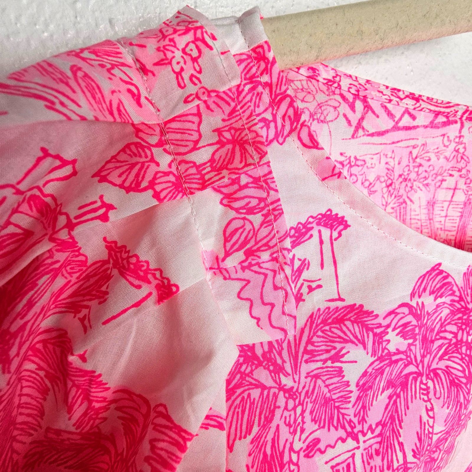 Lilly Pulitzer Lilly Pulitzer Barbara Top Palm Beach Anniversary Toile 6 Size M / US 6-8 / IT 42-44 - 7 Thumbnail