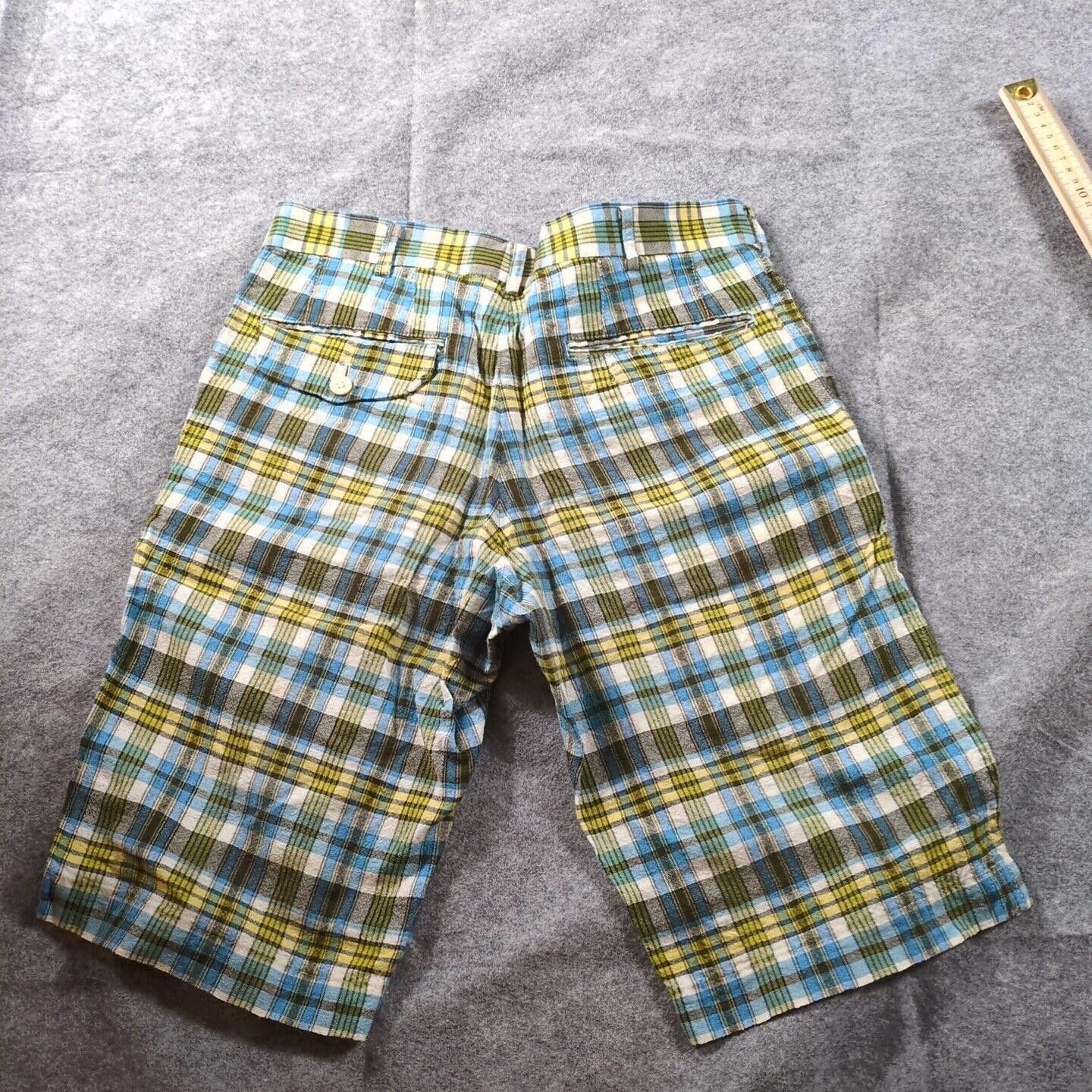 Comme des Garcons COMME DES GARCONS Homme Shorts Check XS Linen and Wool Blend Size US 28 / EU 44 - 4 Thumbnail