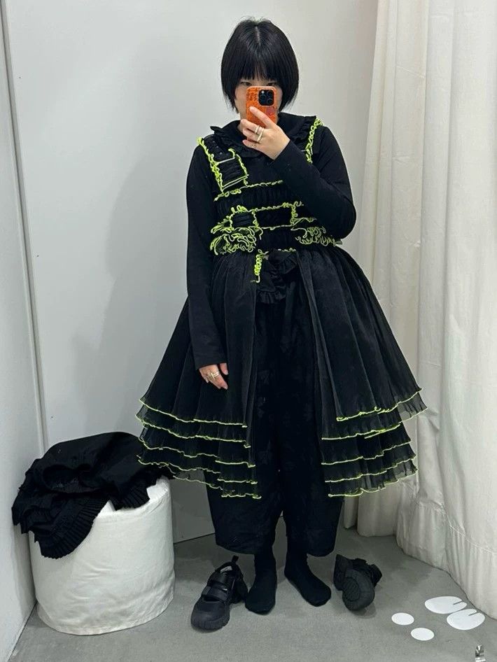 Comme des Garcons Comme Des Garcons Pleated vest and gauze skirt Size XS / US 0-2 / IT 36-38 - 9 Thumbnail