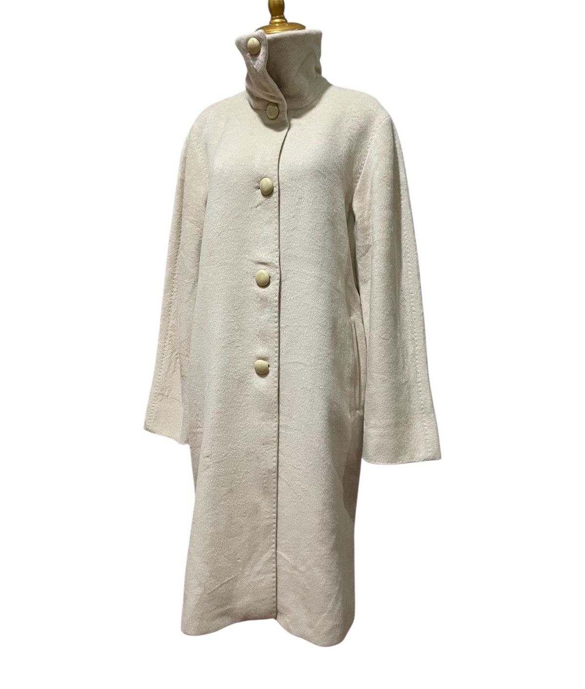 Marina Rinaldi MARINA RINALDI ALPACA WOOL COAT Size M / US 6-8 / IT 42-44 - 3 Thumbnail