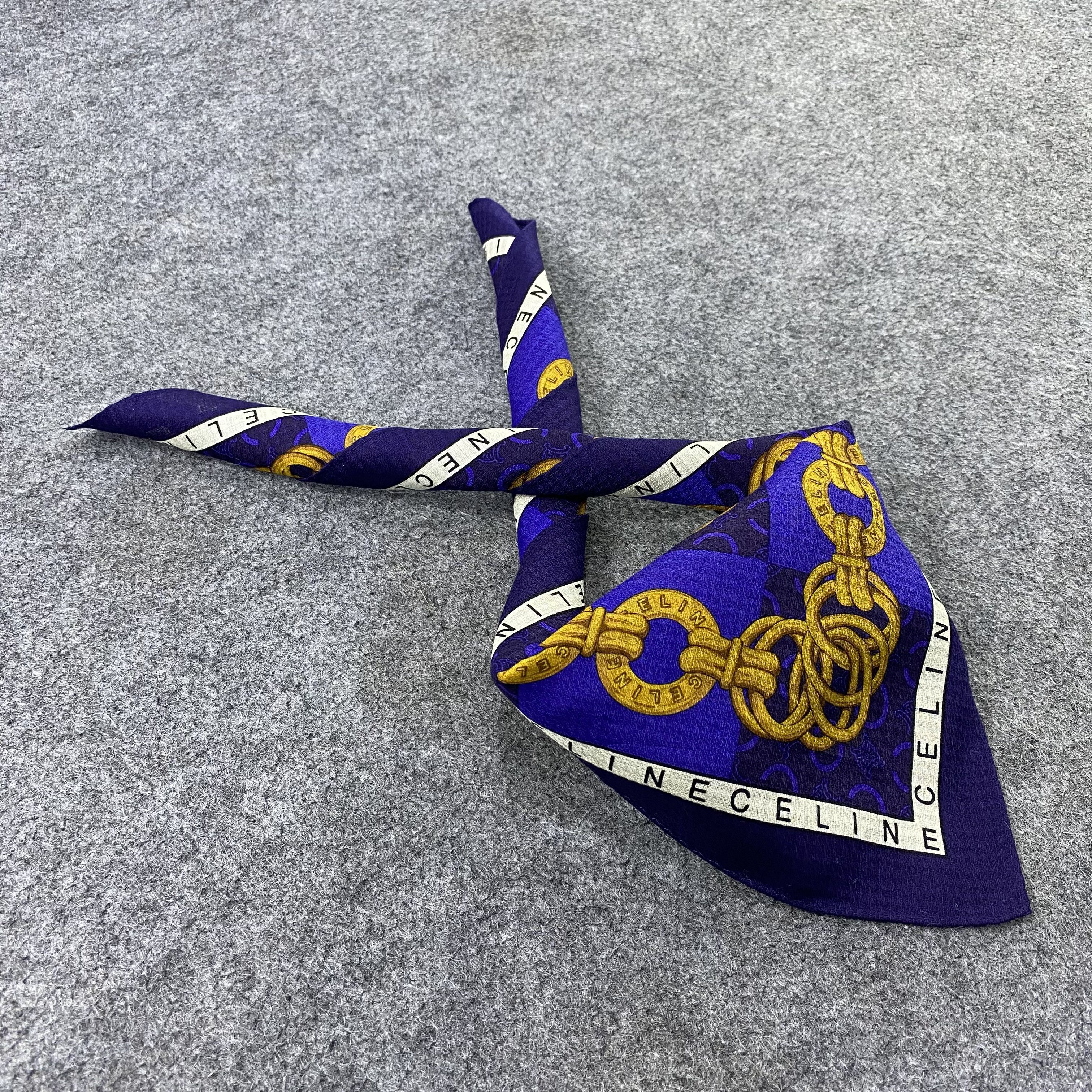 Celine Celine Handkerchief Neckerchief Bandana-B1786 Size ONE SIZE - 1 Thumbnail