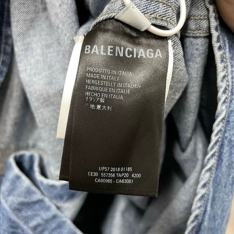Balenciaga Balenciaga size 38 Denim Vest Size M / US 6-8 / IT 42-44 - 4 Thumbnail