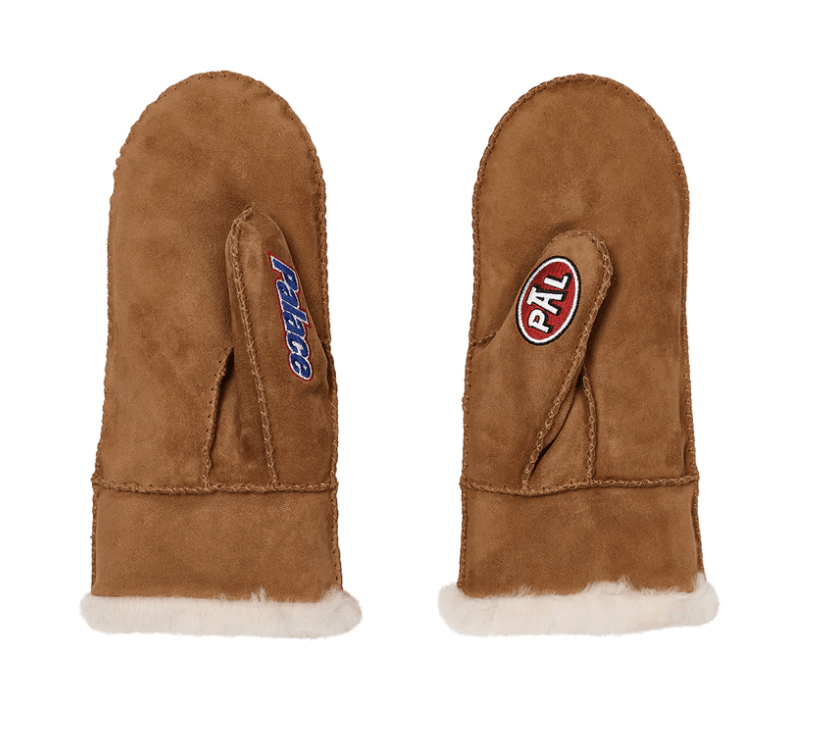 Palace × Ugg (L/XL) palace ugg sheepskin mitten chestnut Size ONE SIZE - 2 Thumbnail