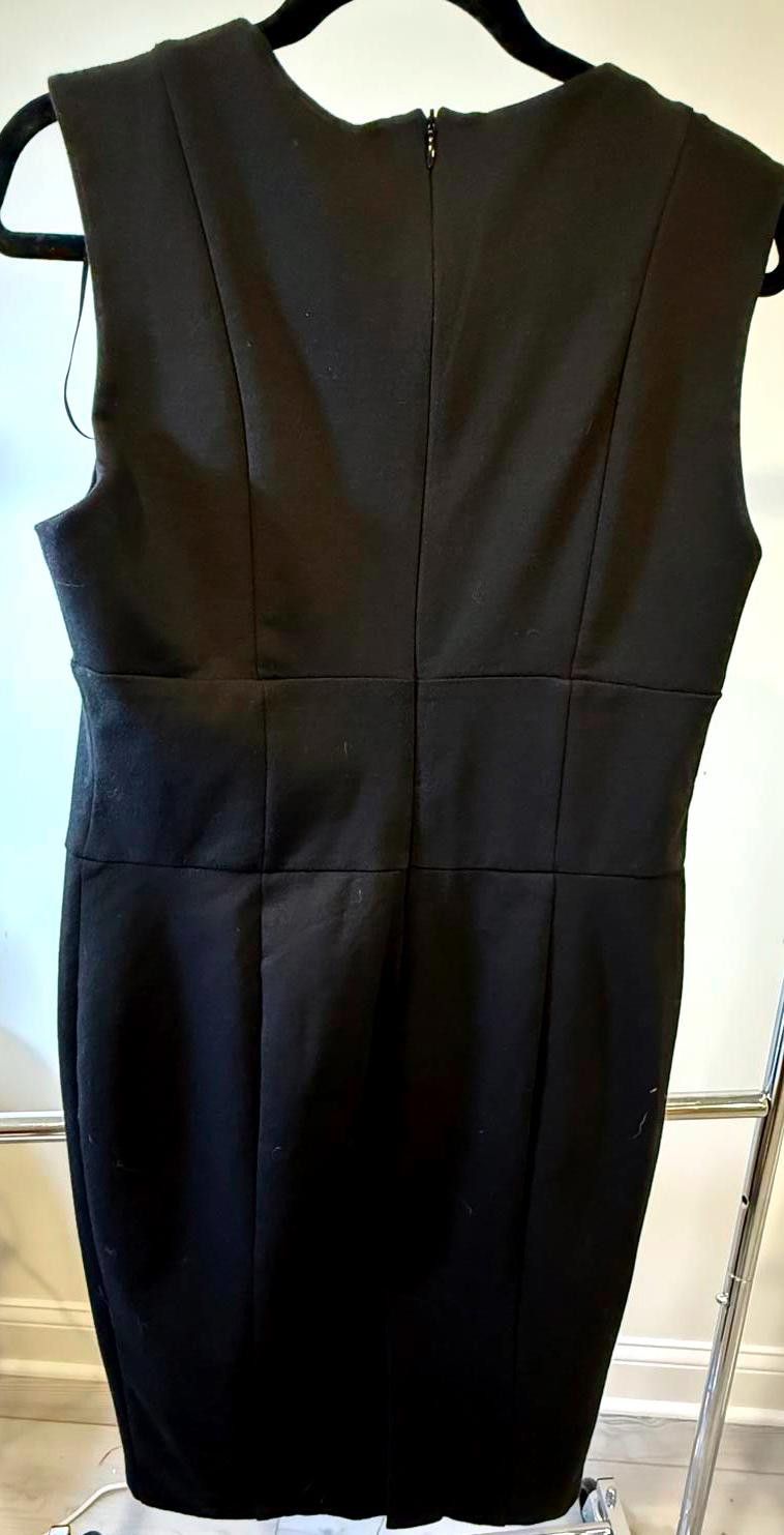 Zara Zara Black Sleeveless Dress with Stylish Panels, Size XL Size XL / US 12-14 / IT 48-50 - 2 Thumbnail