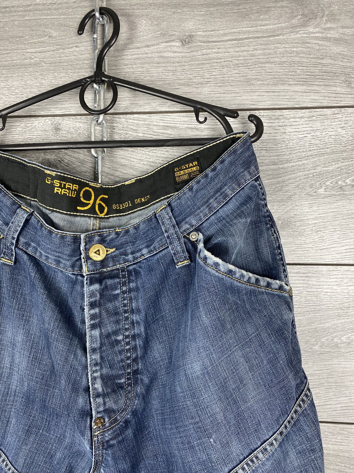 G-Star Mens Vintage G-Star J-Cut Avant Garde Jeans Size US 34 / EU 50 - 3 Thumbnail