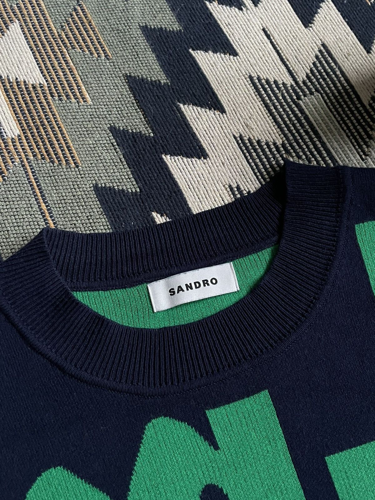Sandro Sandro Smile Logo Sweater Size S / US 4 / IT 40 - 6 Thumbnail