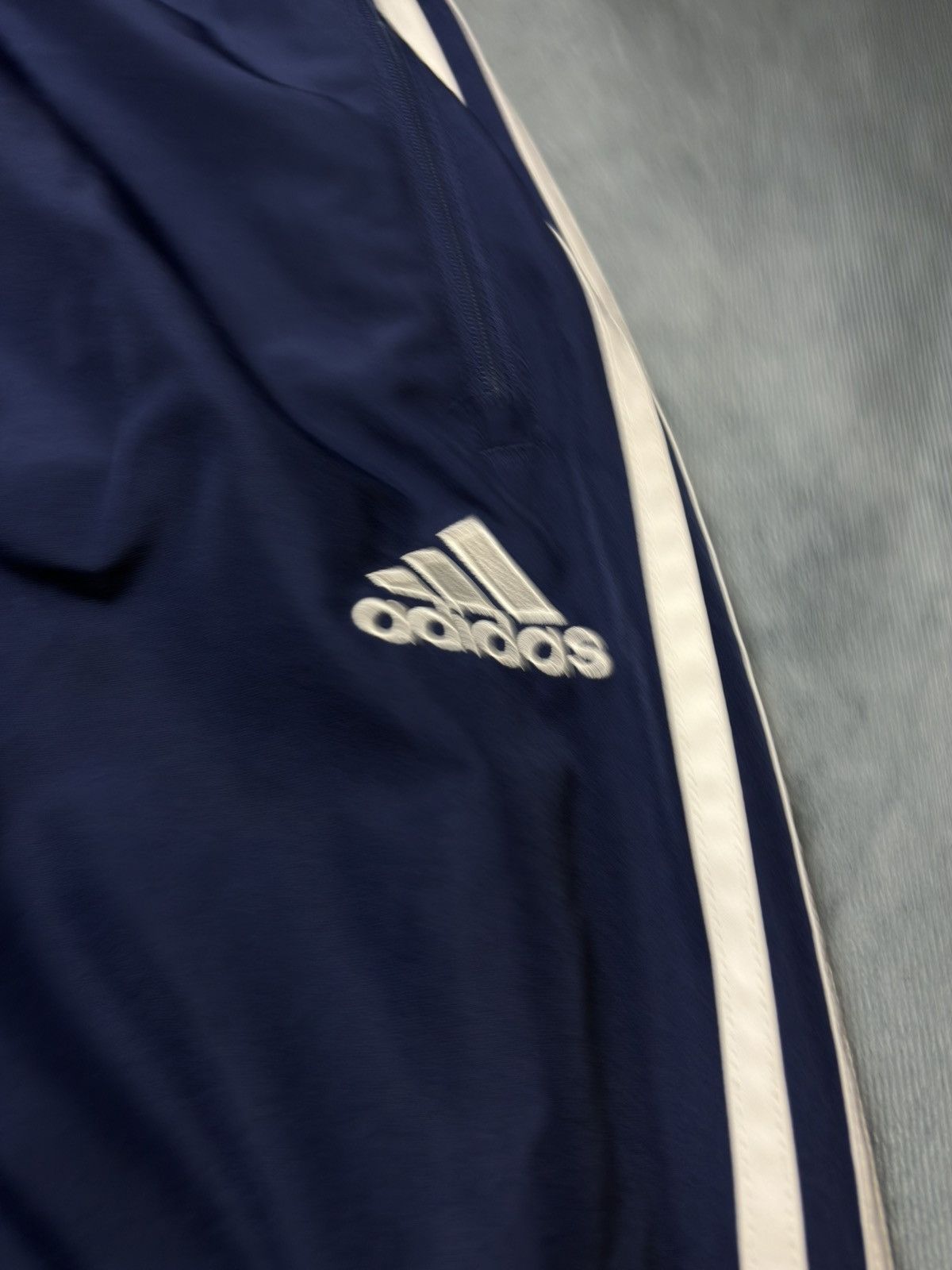 Adidas × Vintage Adidas Track Pants 2013 – Navy – Size XL – Originals Vintage Size US 36 / EU 52 - 2 Thumbnail