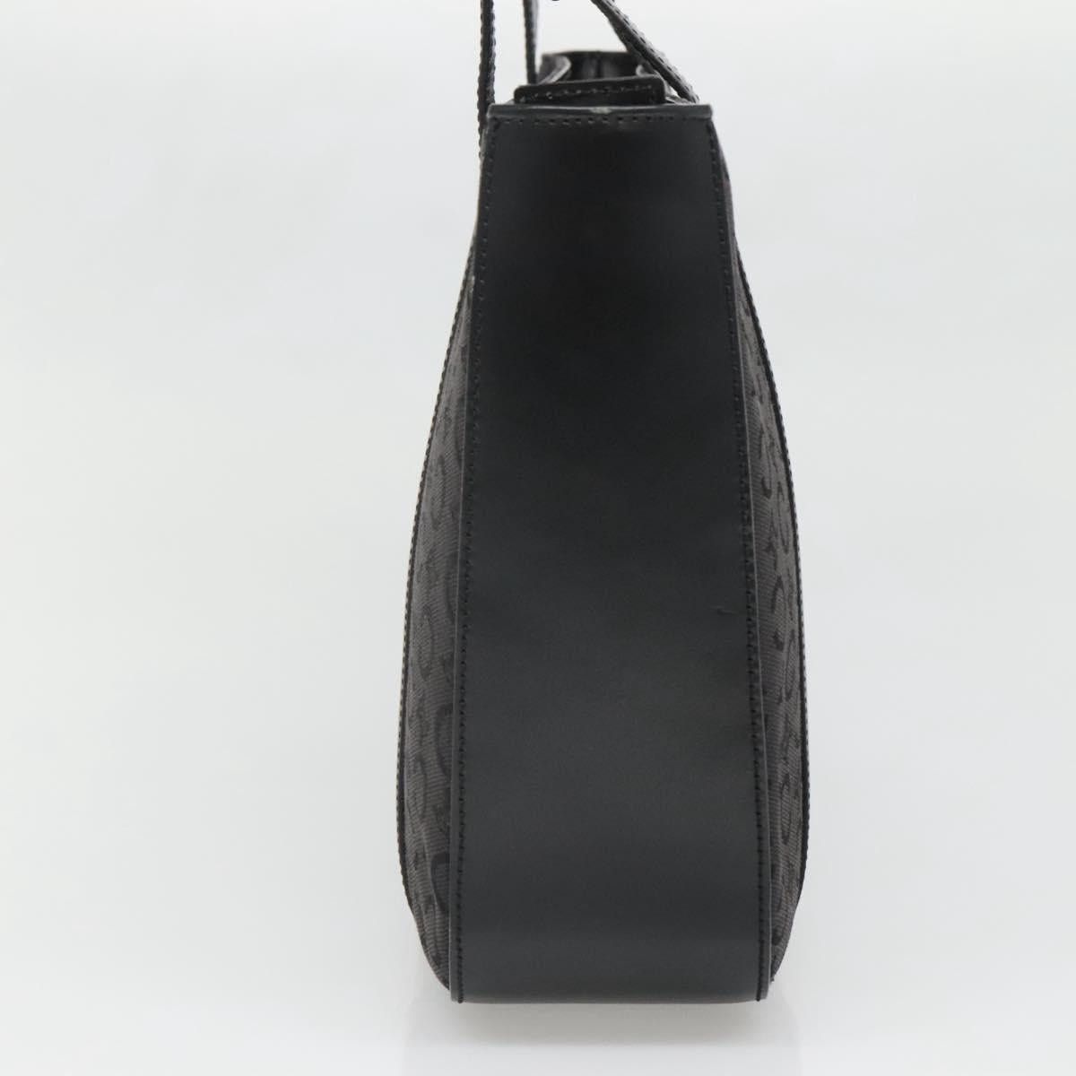 Celine CELINE C Macadam Canvas Tote Bag Black Gold Size ONE SIZE - 5 Thumbnail