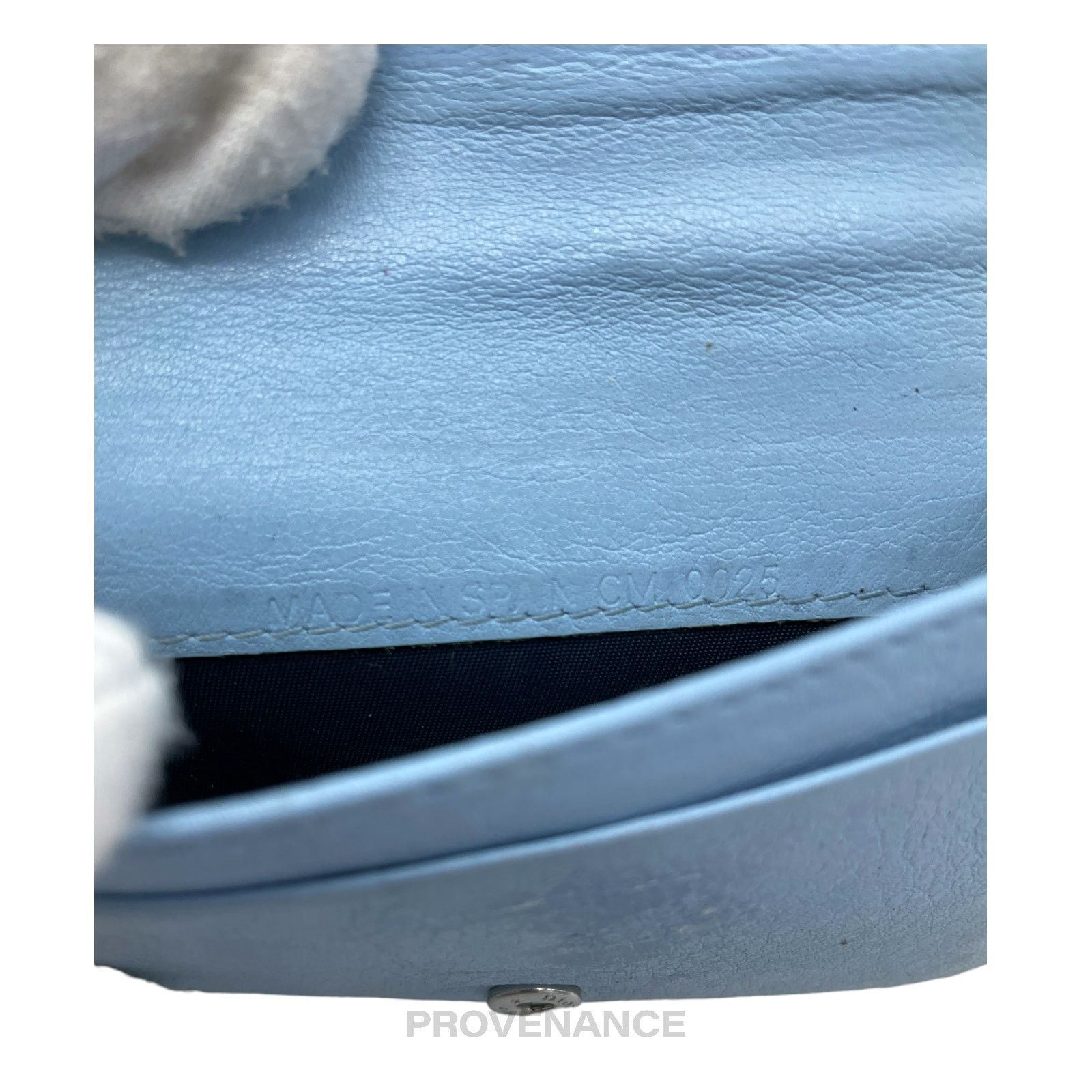 Dior 🔴 Dior Compact Wallet - Powder Blue 1 Oblique Trotter Size ONE SIZE - 7 Thumbnail