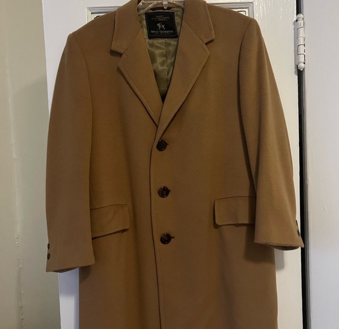 Hart Schaffner Marx 100% CASHMERE overcoat Size L / US 10 / IT 46 - 1 Thumbnail