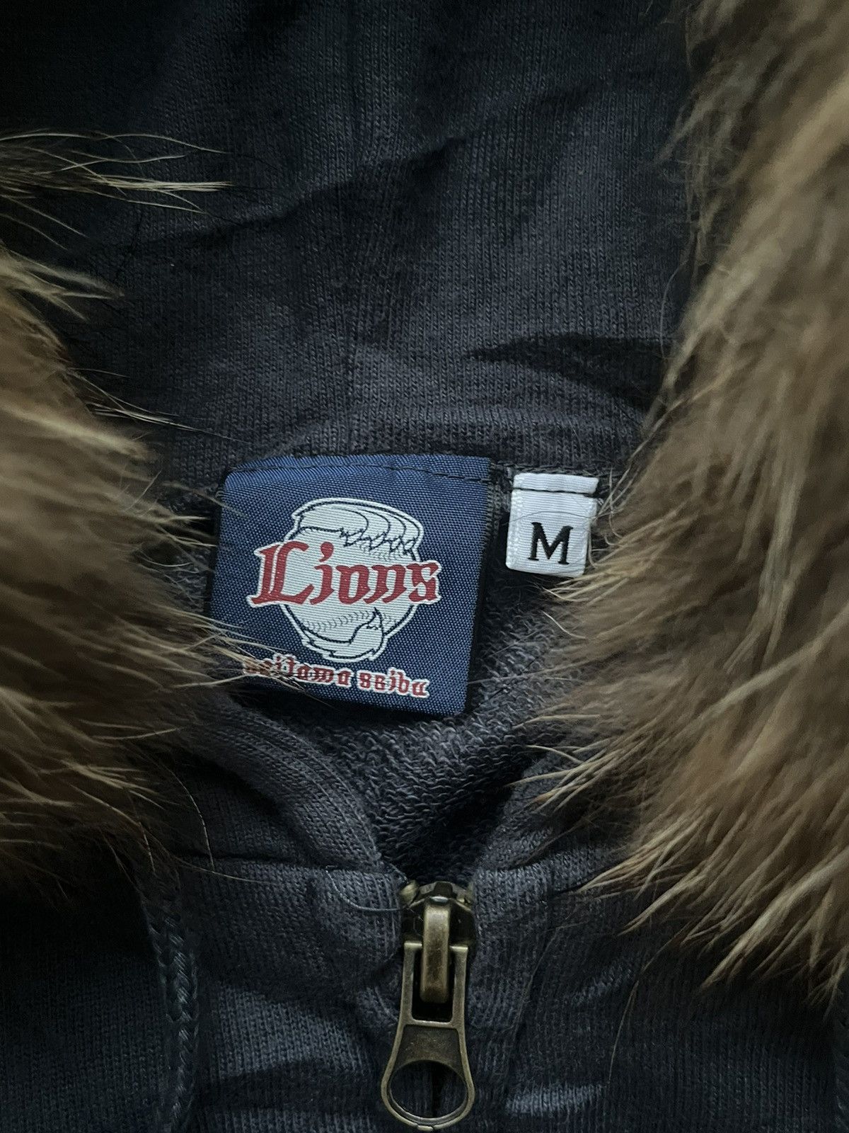 If Six Was Nine × Japanese Brand × Le Grande Bleu (L.G.B.) Japanese~Lions Fur Zip Hoodie Gothic Ifsixwasnine Lgb Style Size US M / EU 48-50 / 2 - 8 Thumbnail