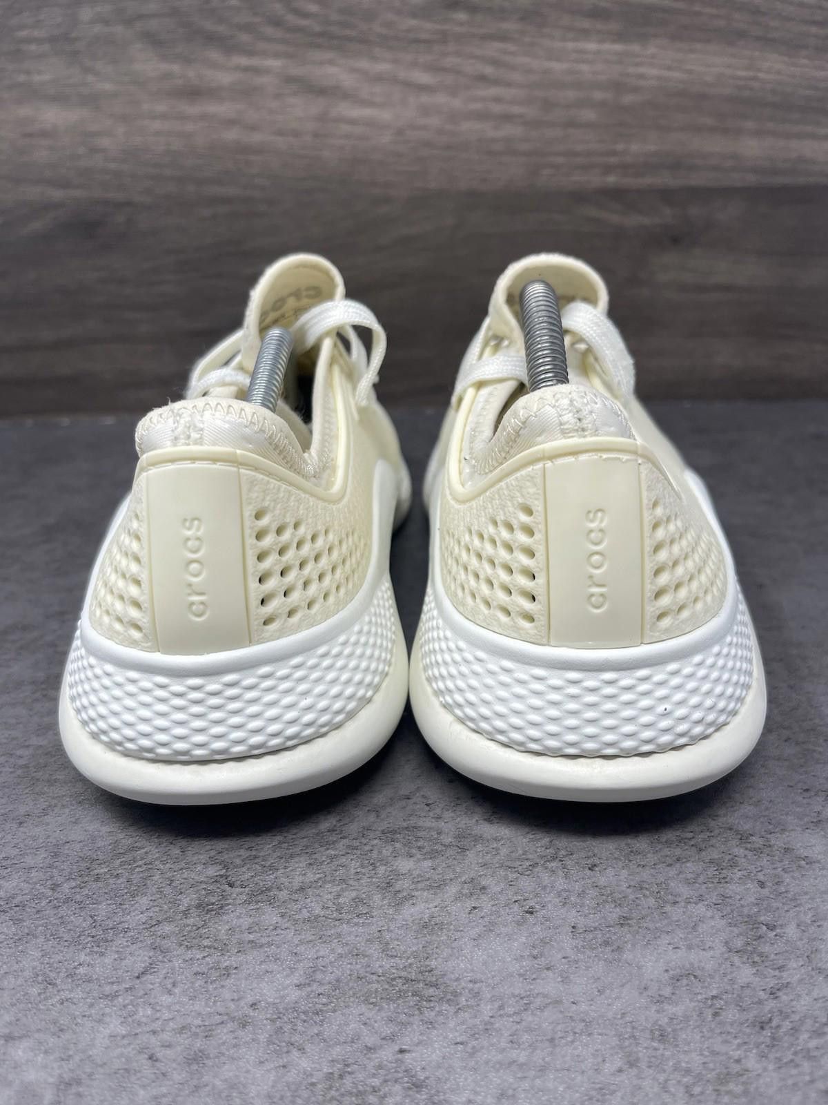 Crocs Crocs Ridelite 360 Pacer Shoes Mens Size 9 White Rubber Size US 9 / EU 42 - 6 Thumbnail