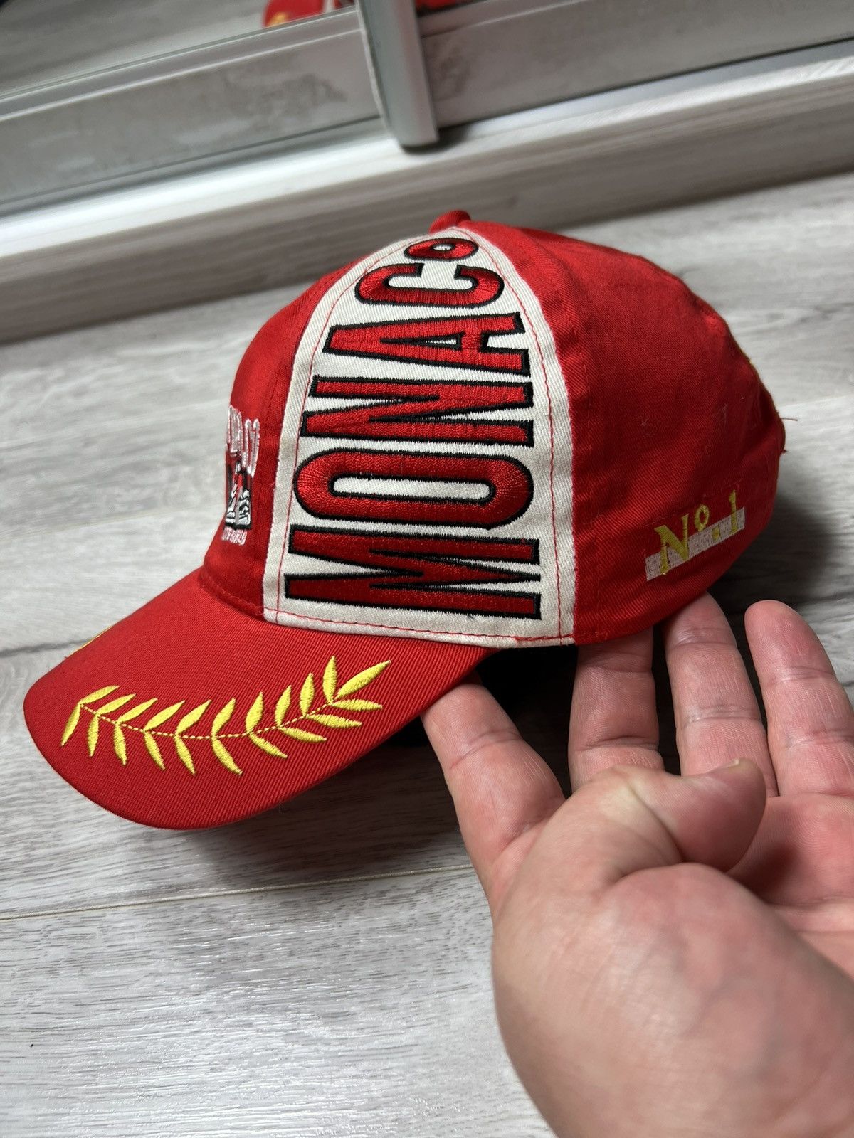 Formula 1 × Vintage Vintage Monaco Montecarlo Formula 1 Motorsport Y2K Style Cap Size ONE SIZE - 2 Thumbnail