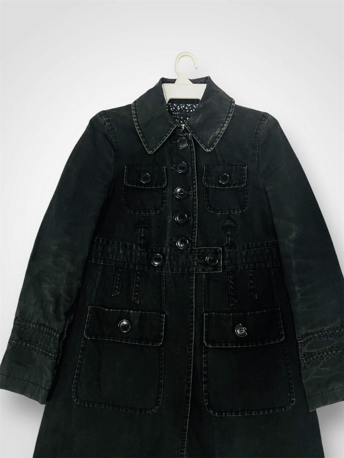 Marc Jacobs Marc Jacobs Denim Long Jacket Size S / US 4 / IT 40 - 3 Thumbnail
