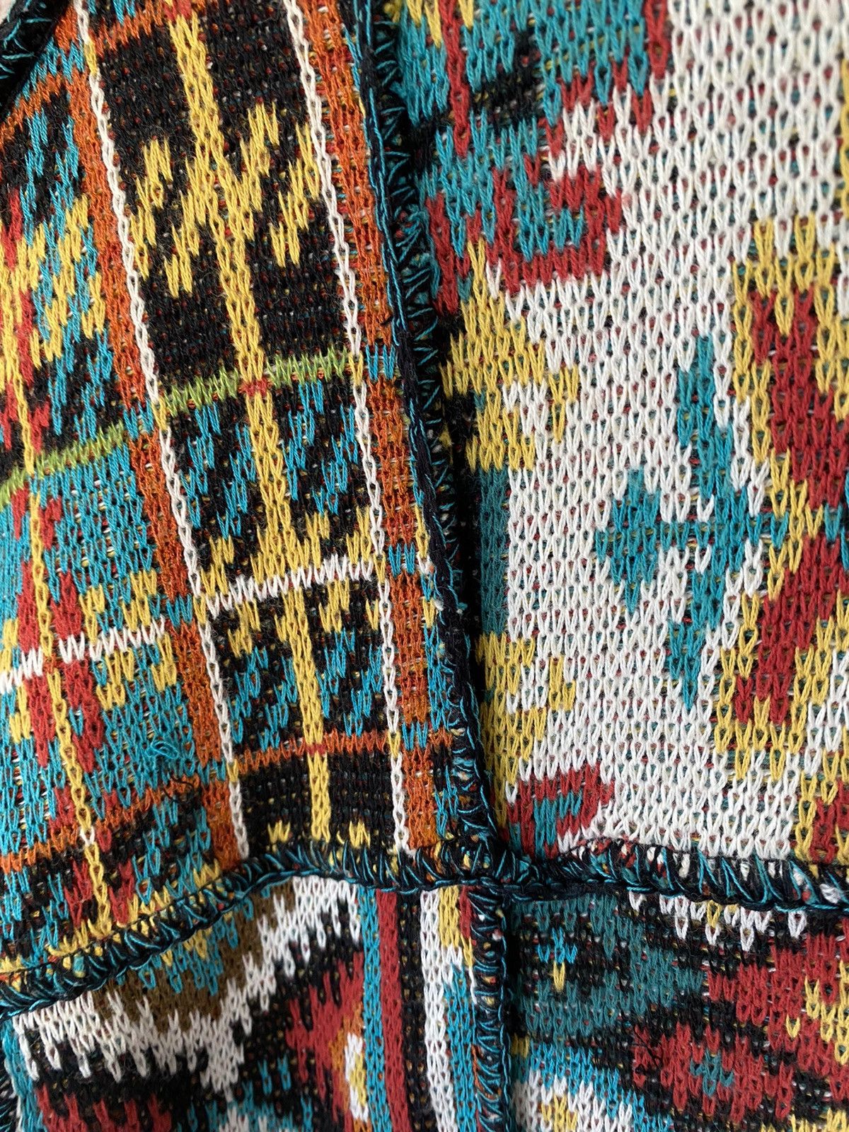 Yoshiyuki Konishi 1980sYoshiyuki Konishi FICCE iconic patchwork knit Size US L / EU 52-54 / 3 - 9 Thumbnail