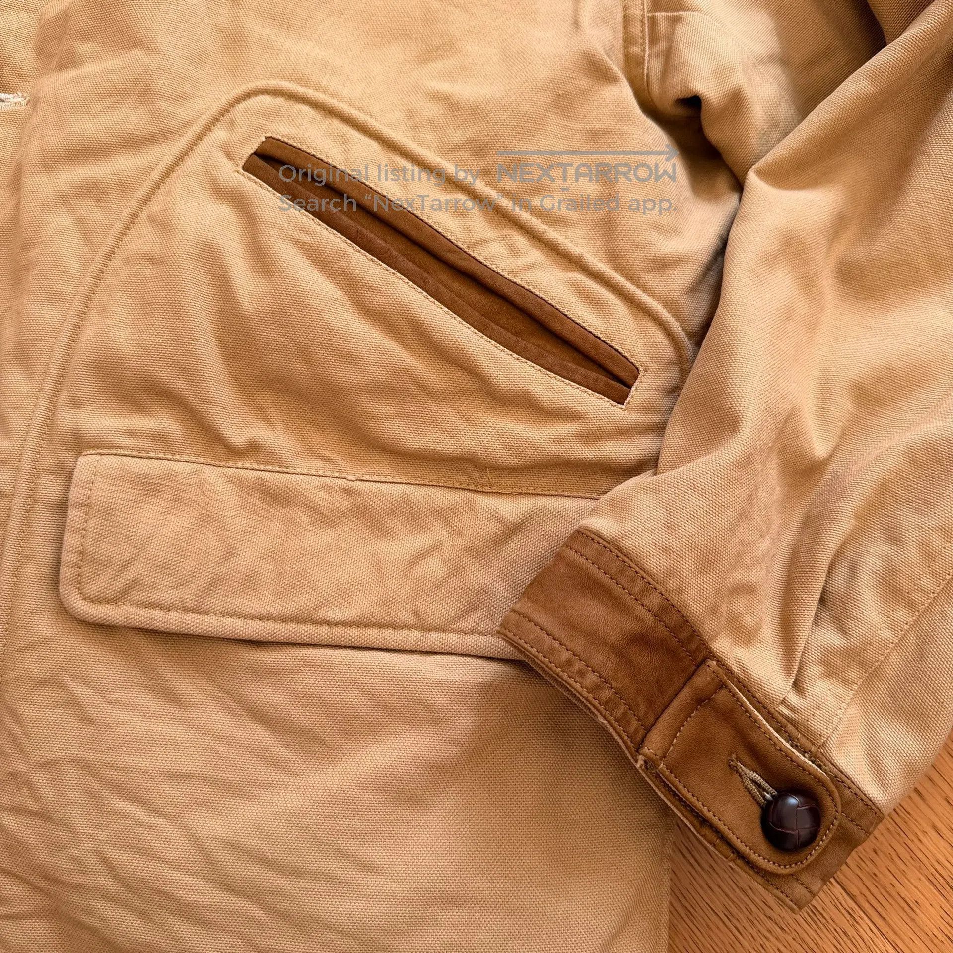 Mg Size F Vintage Cowhide Patchwork Outdoor Sports Hunting in Brown, Men's (Size L) — image 2 of 6