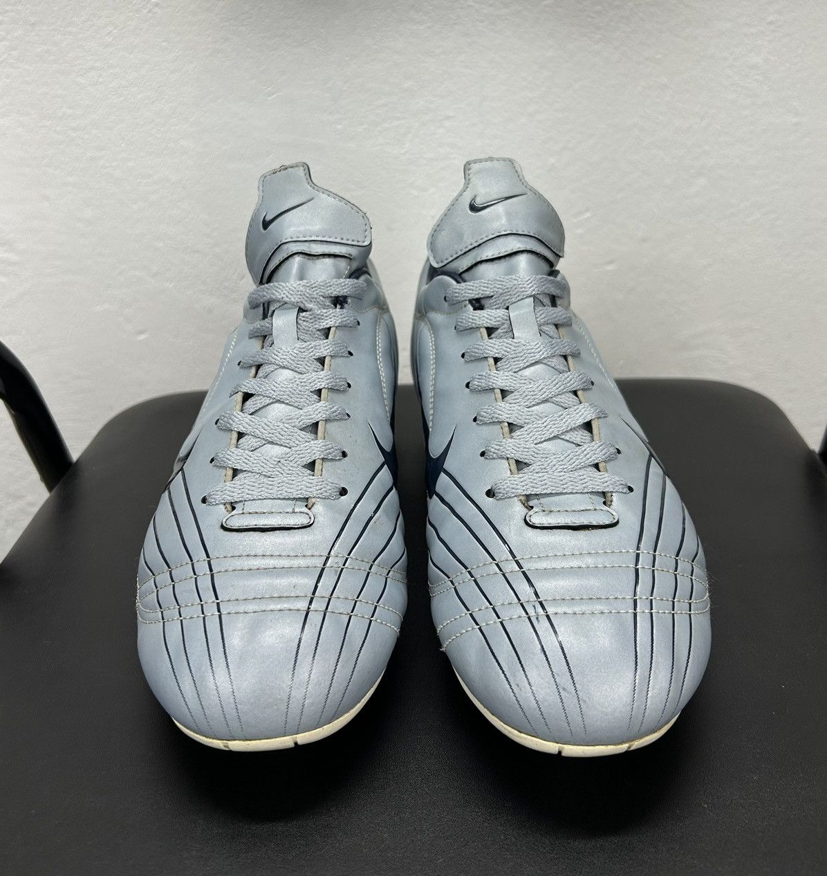 Nike × Vintage 2004 Nike Mercurial Vapor Pace II Football Cleats Blue 43 Size US 10.5 / EU 43-44 - 4 Thumbnail