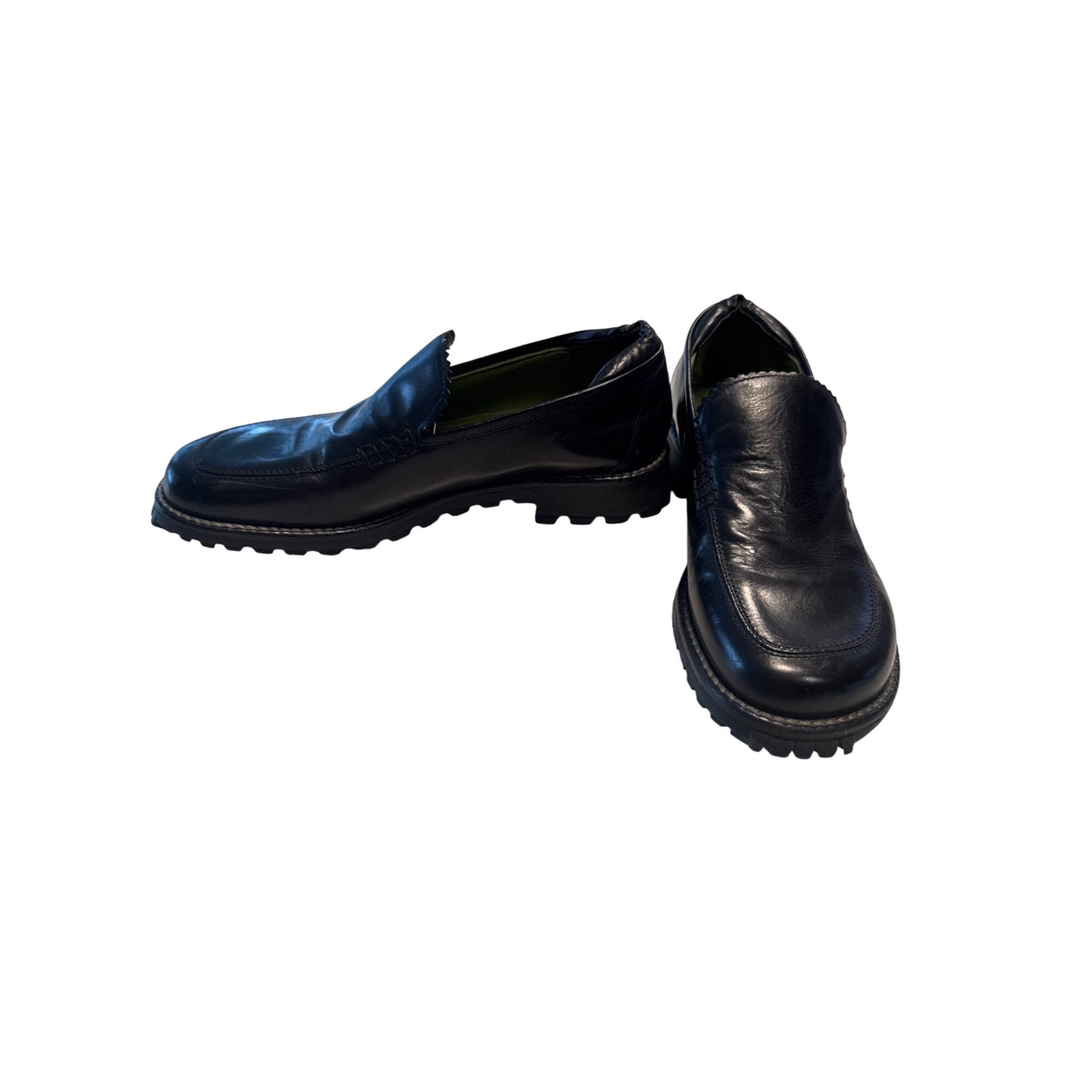 Donald Pliner Donald J. Pliner Sports womens black leather loafer 8M SKU 7 Size US 8 / IT 38 - 2 Thumbnail